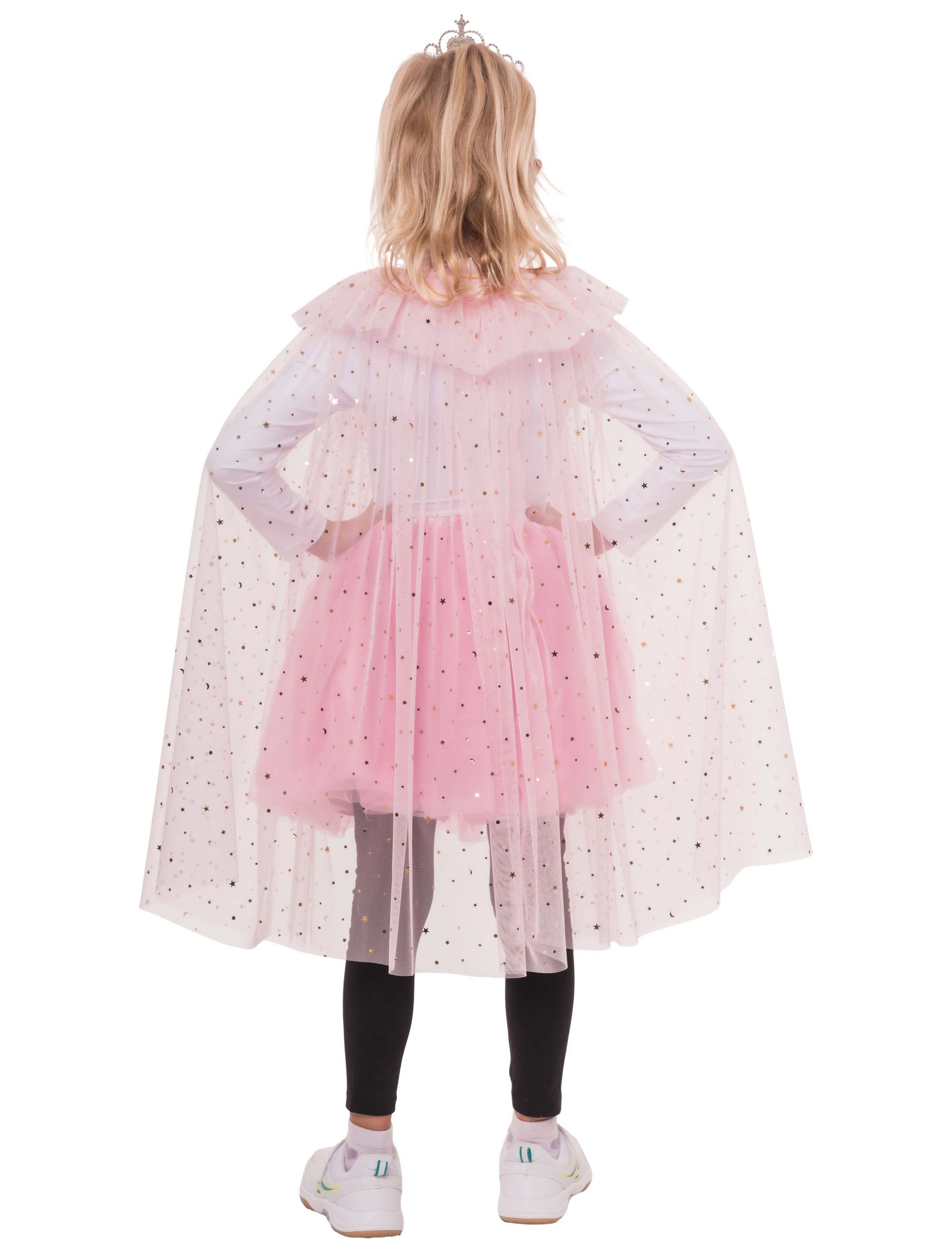 Set Prinzessin 3-tlg. Kinder rosa one size