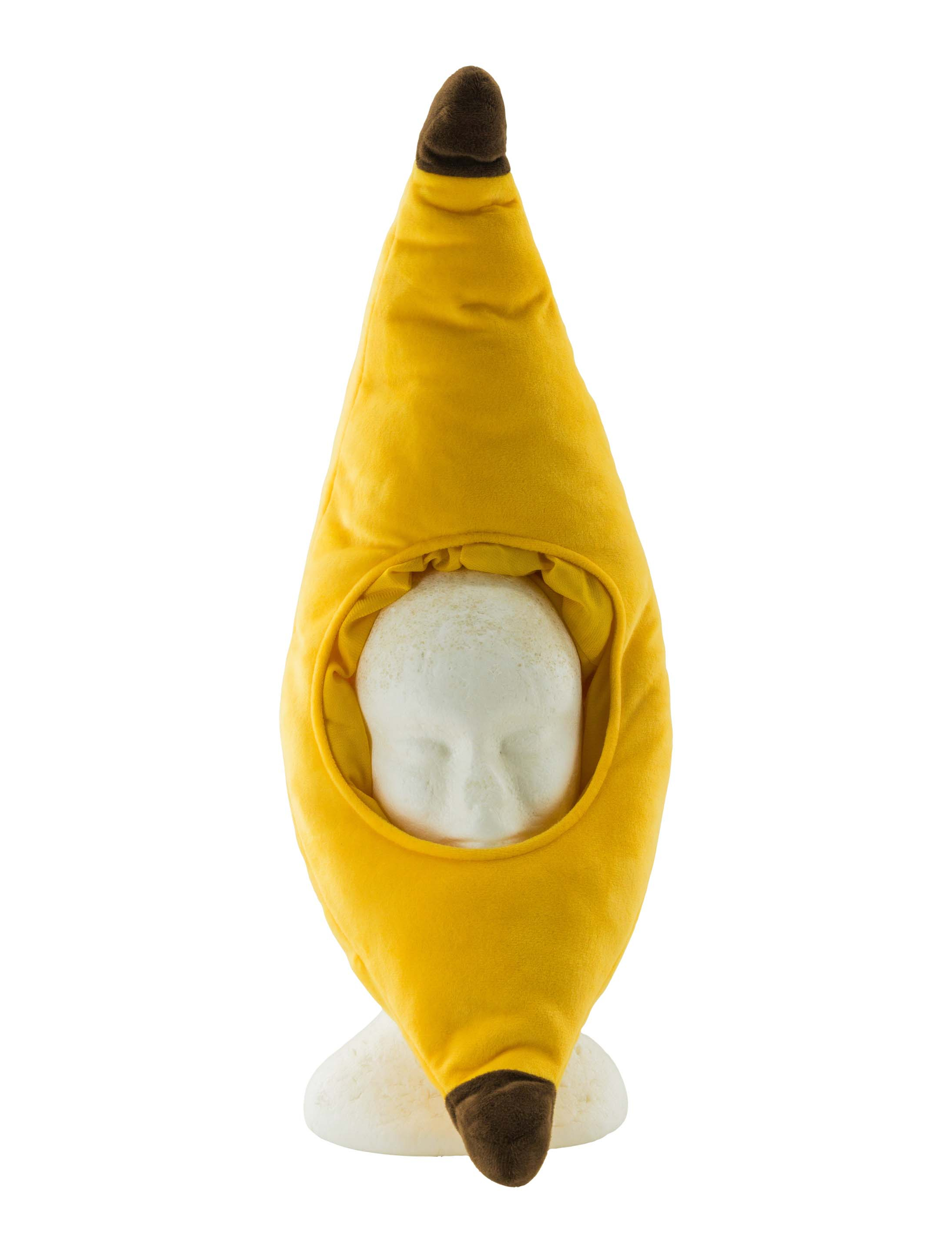 Mütze Banane gelb one size