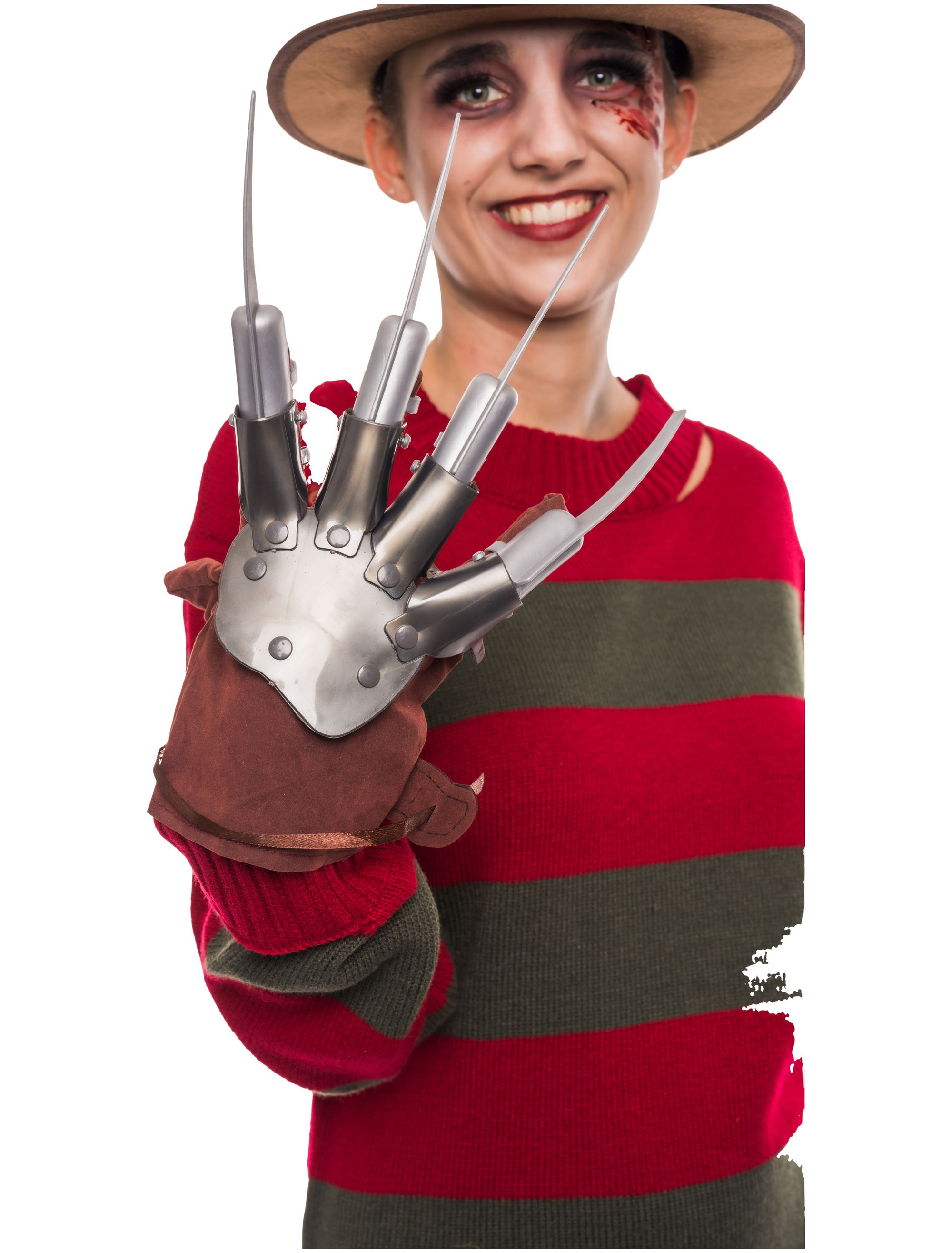Handschuhe mit Krallen schwarz