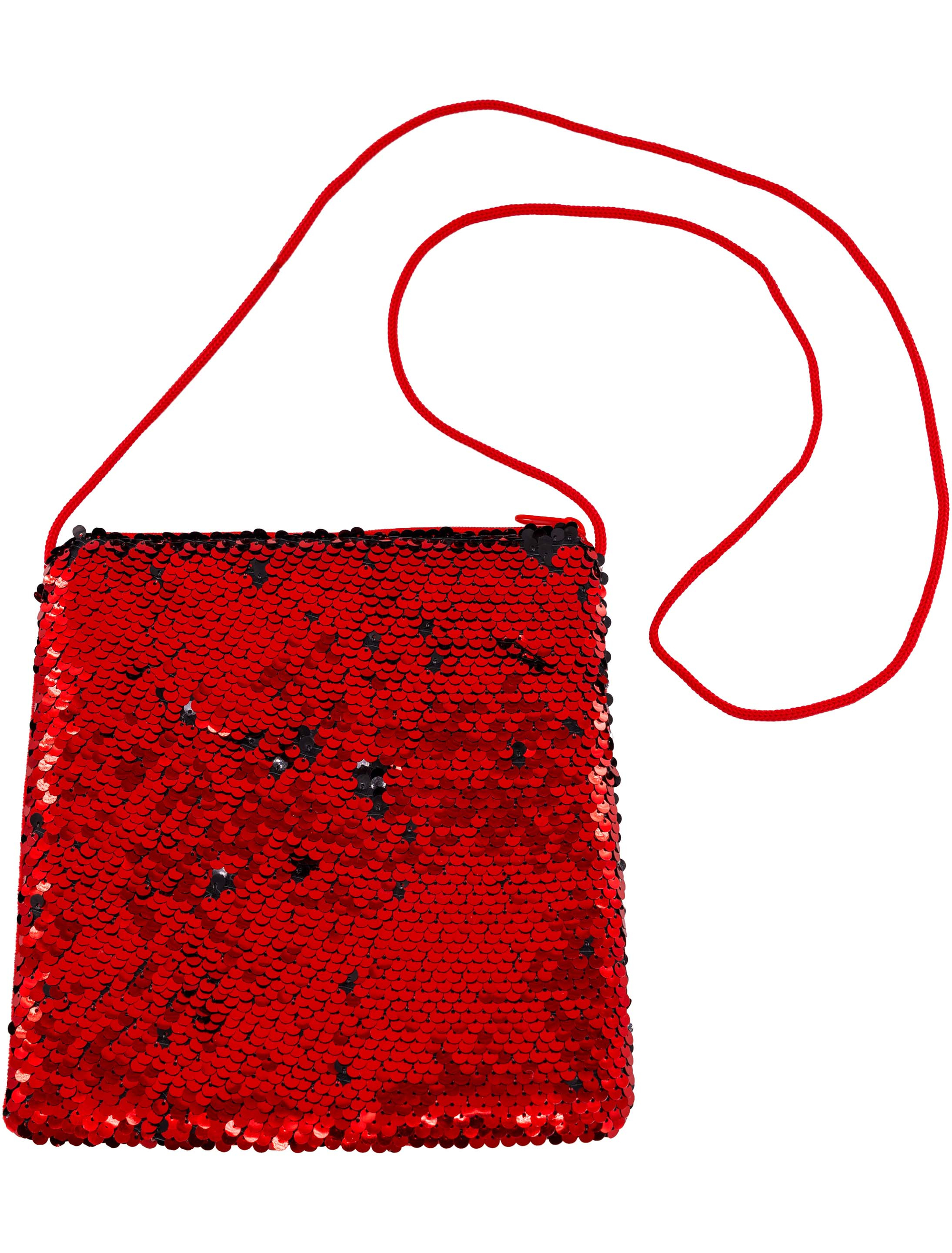 Tasche Wendepailletten rot