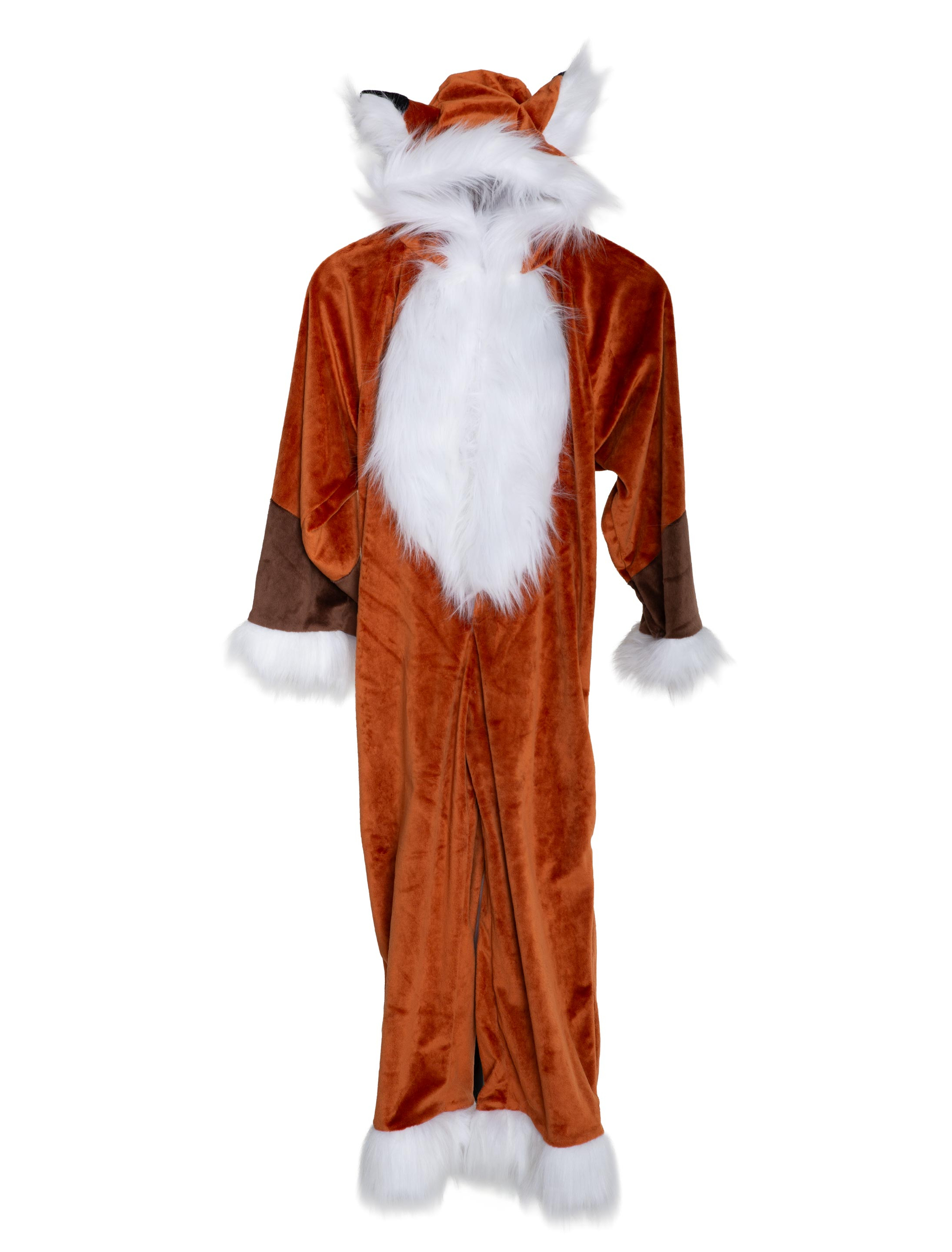 Overall Plüsch Fuchs Kinder braun/weiß 116/128