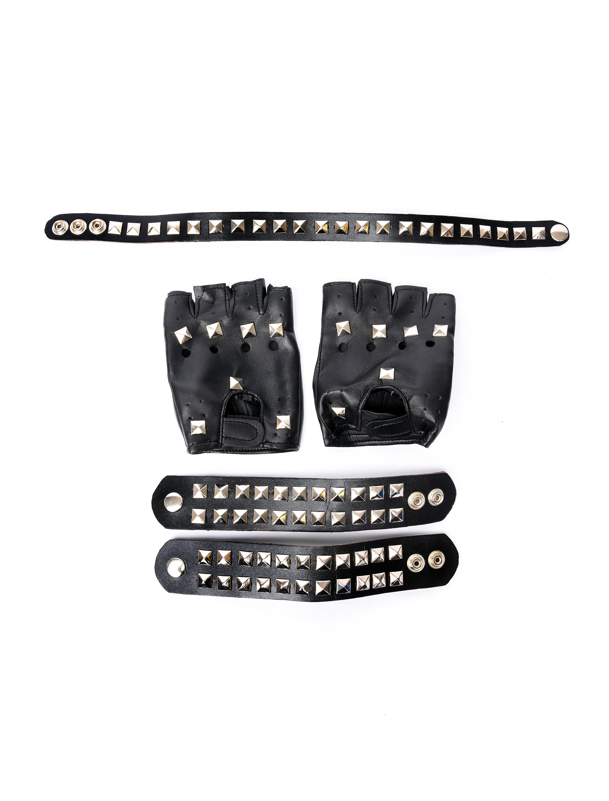 Punker Set 3-tlg. schwarz