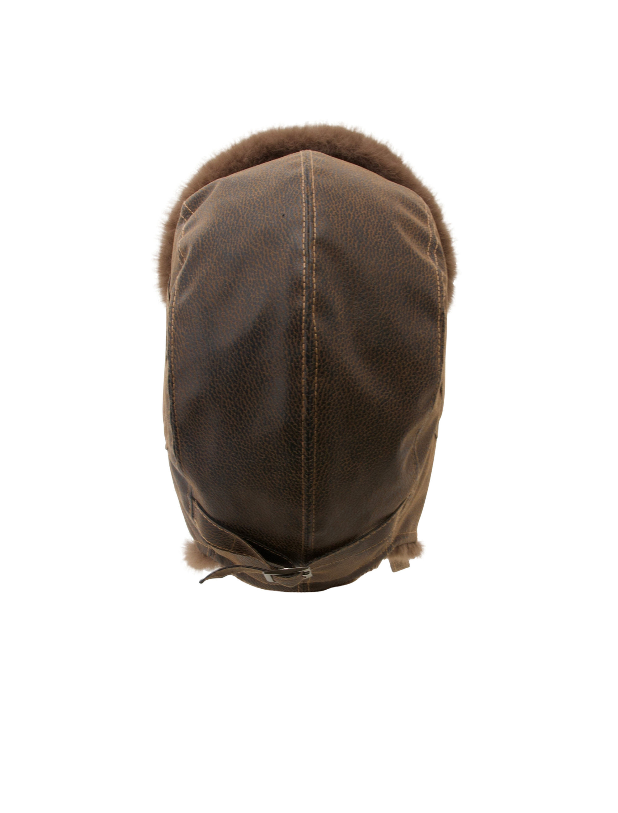 Mütze Pilot braun one size