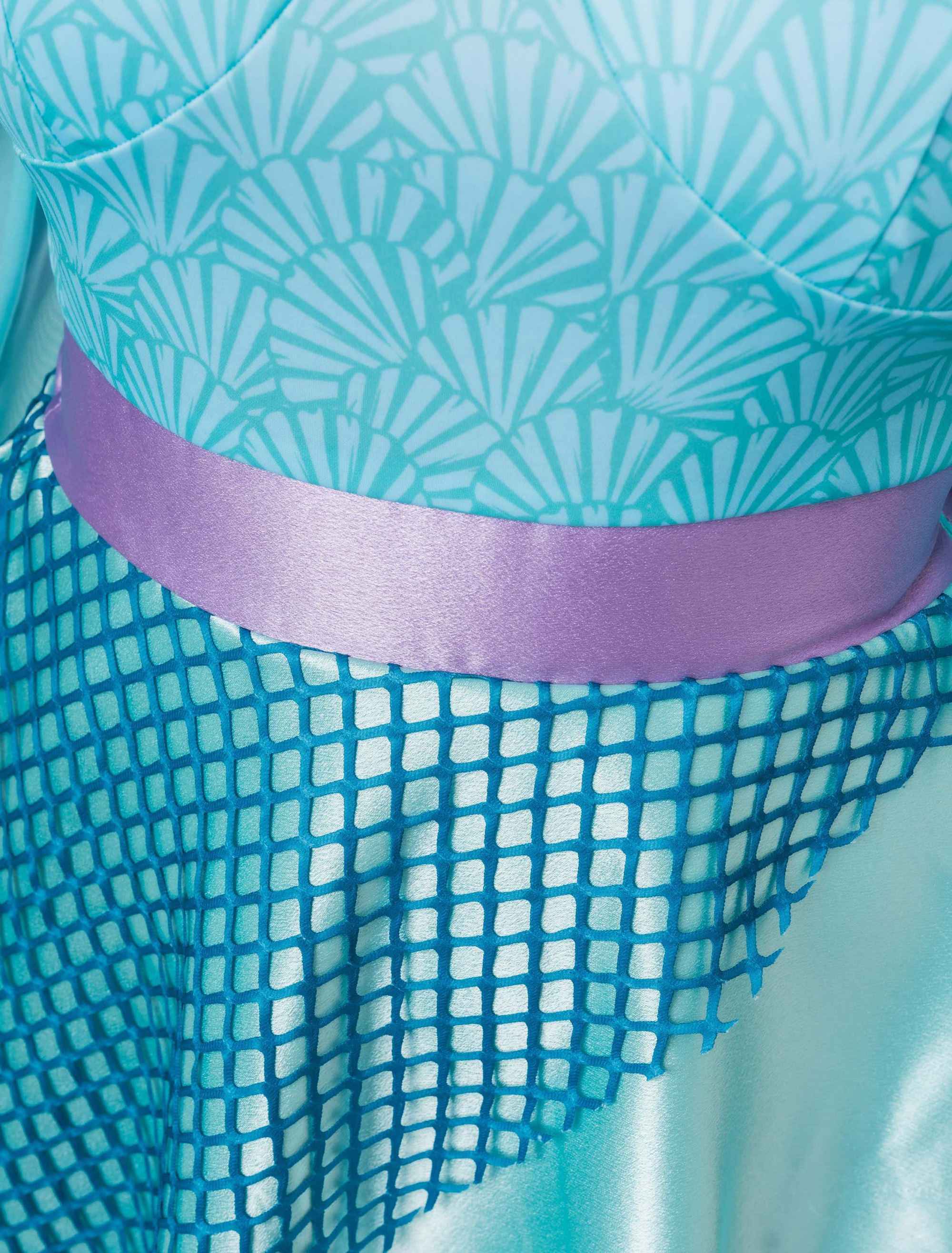 Kleid Meerjungfrau Damen türkis 2XL/3XL