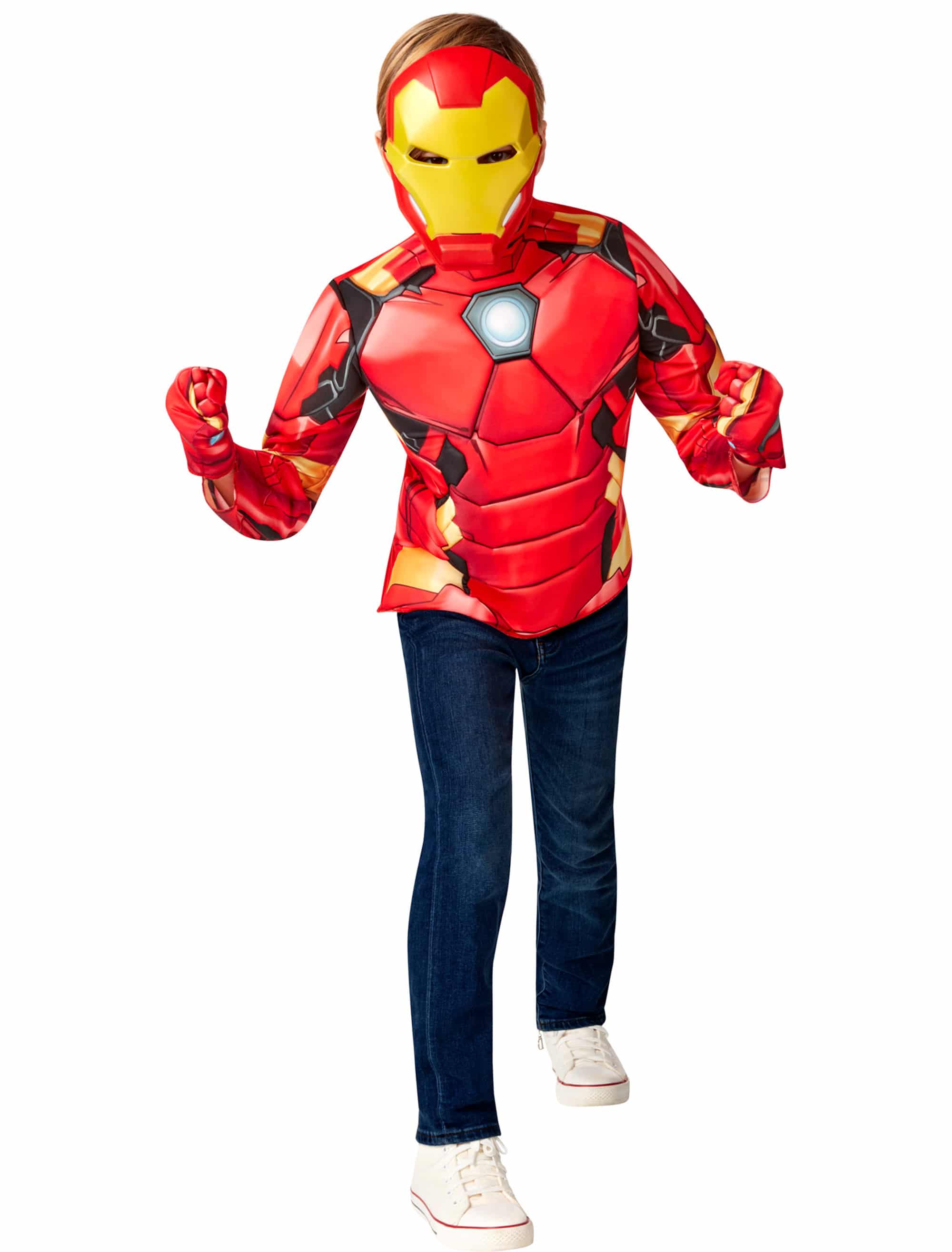 Iron Man deluxe 3-tlg. rot/gold 8-10 Jahre