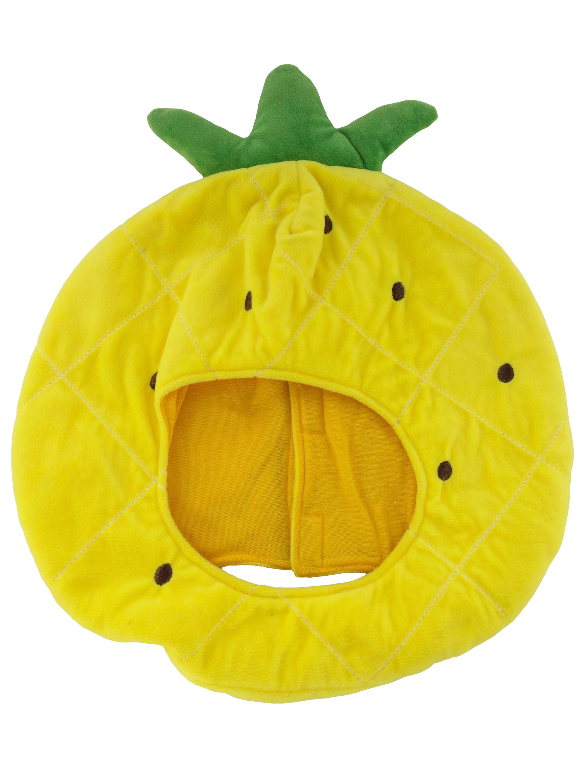 Mütze Ananas gelb/grün one size