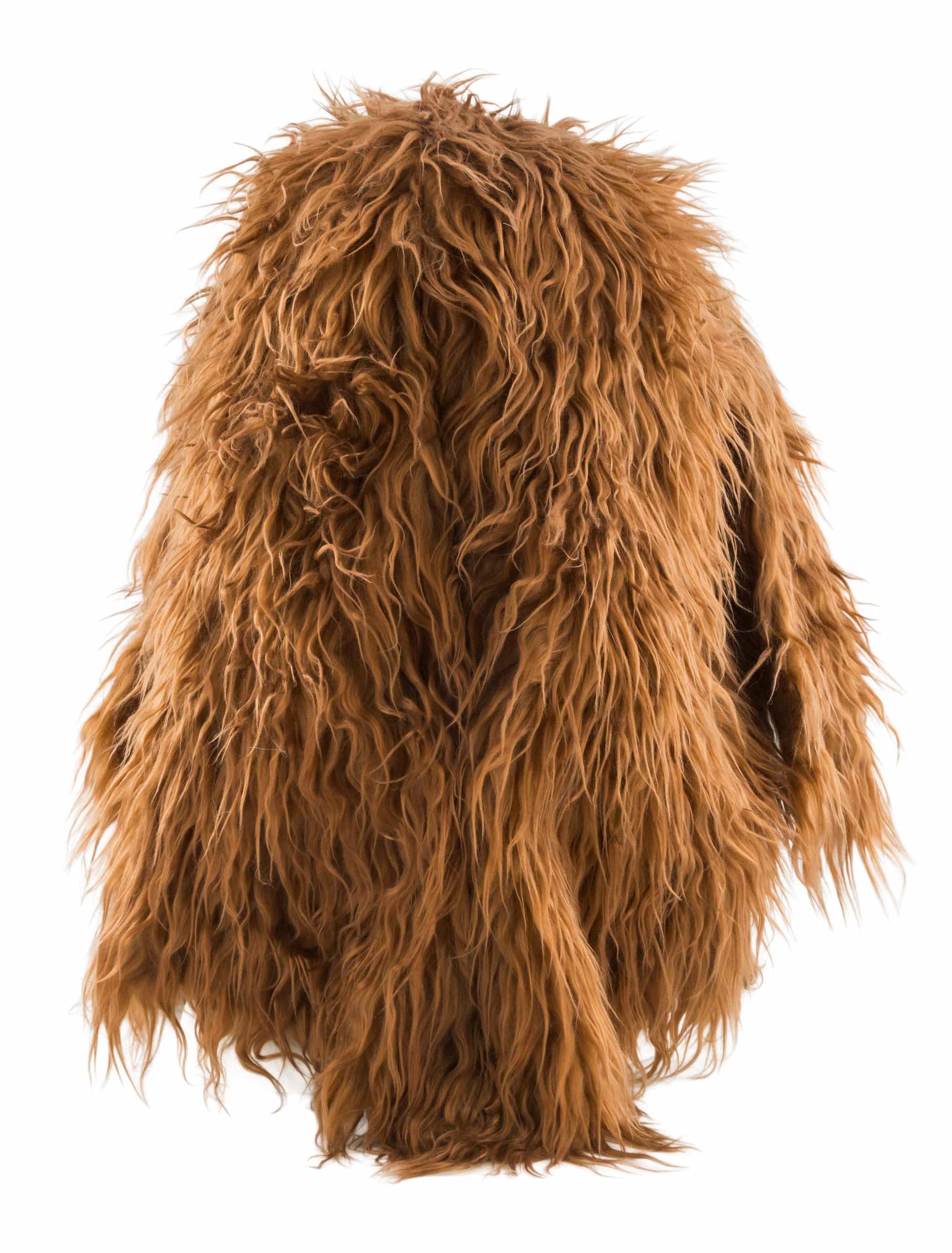 Vollmaske Hund mit beweglichem Mund braun