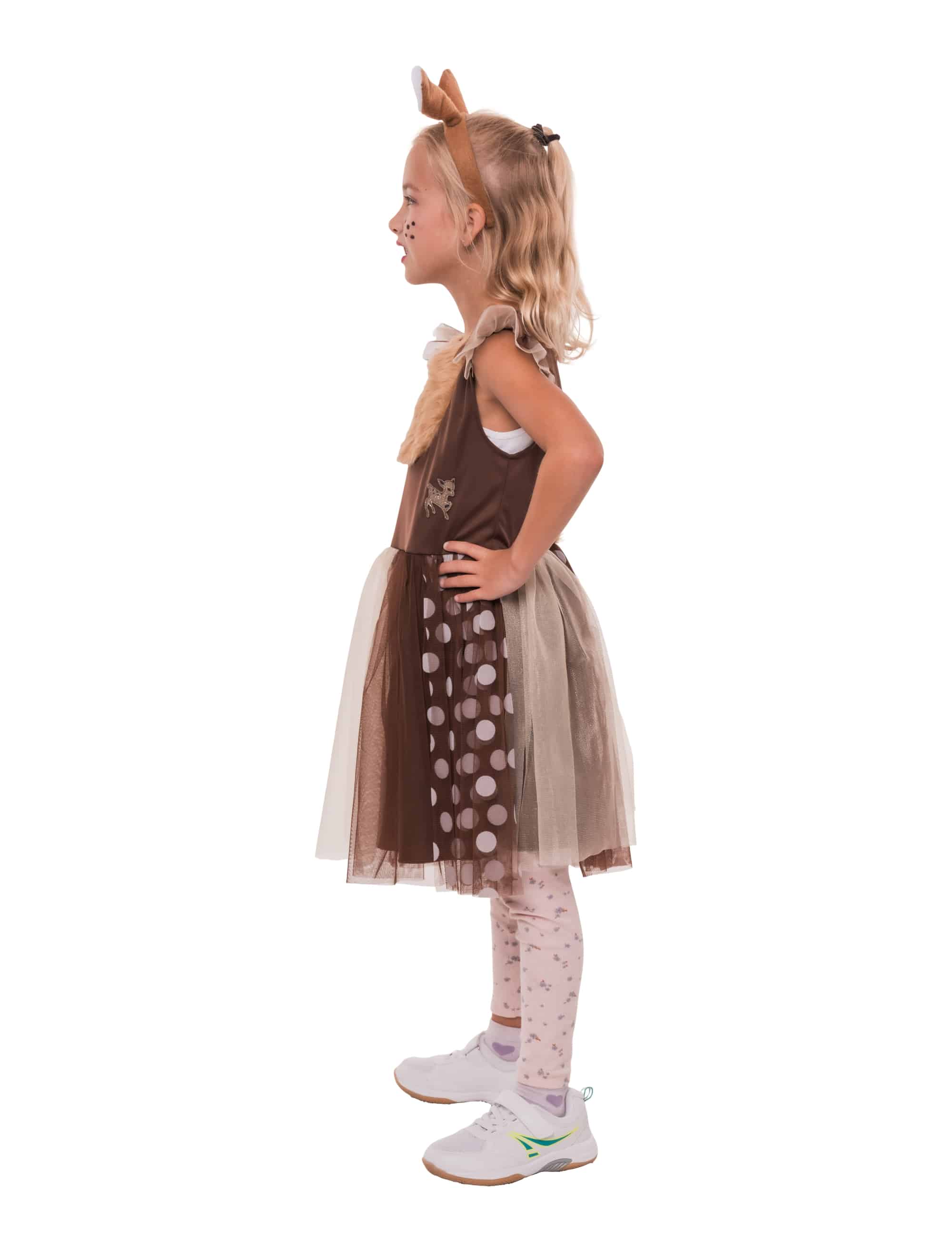 Kleid Reh Kinder braun 4-6 Jahre