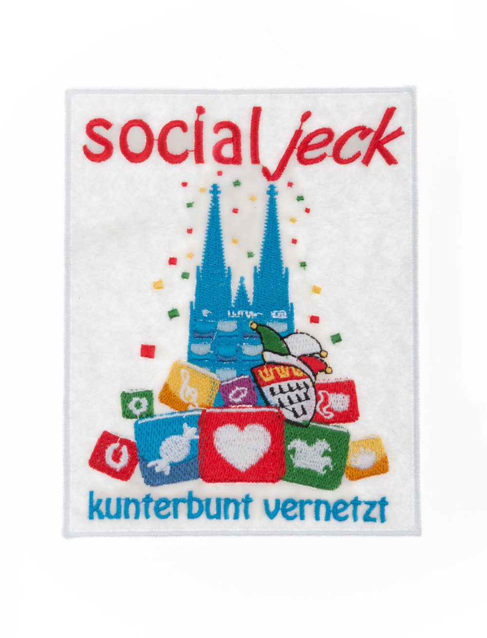 Bügelpatch Motto Logo 2014/2015 13cm