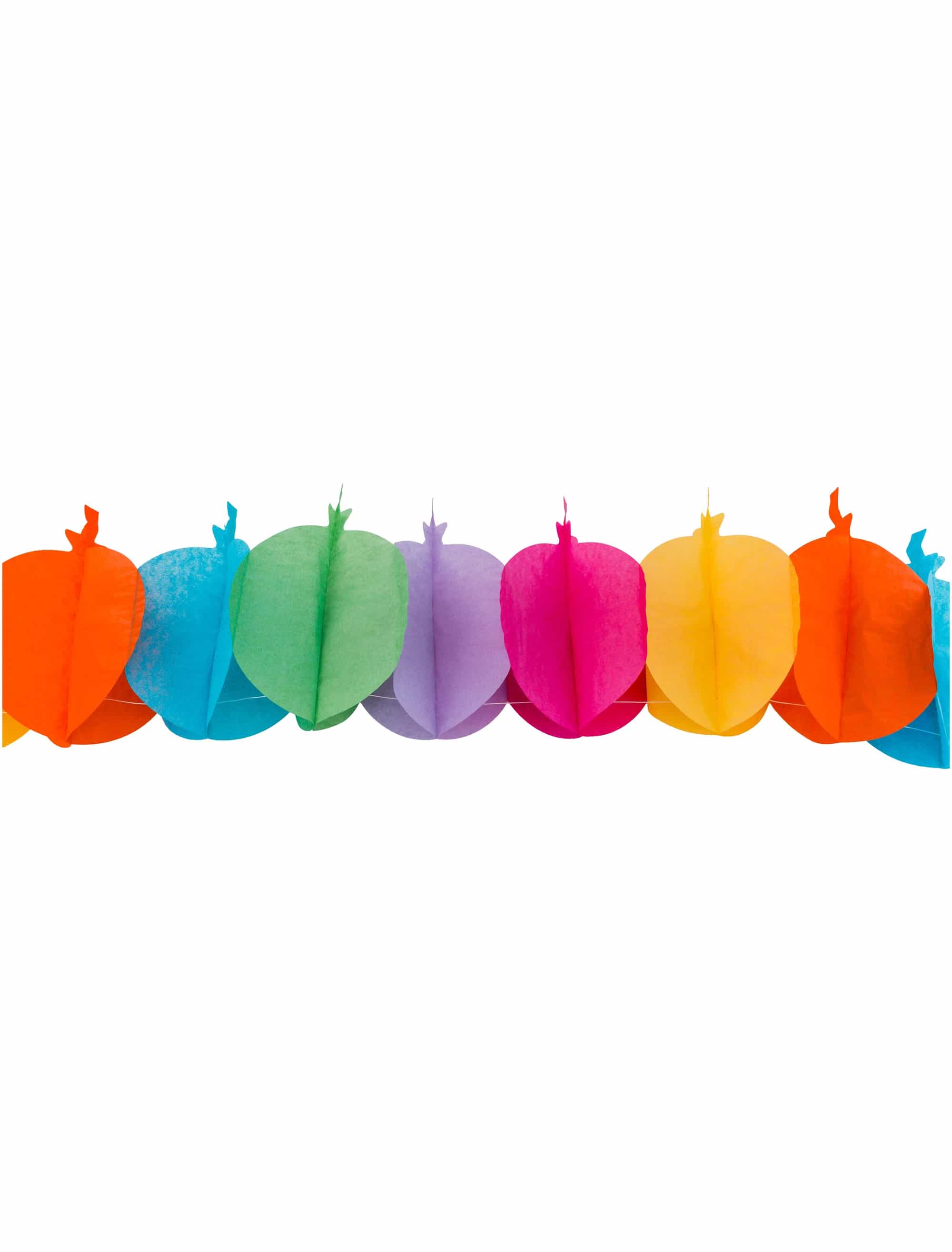 Papiergirlande Ballon 4m bunt