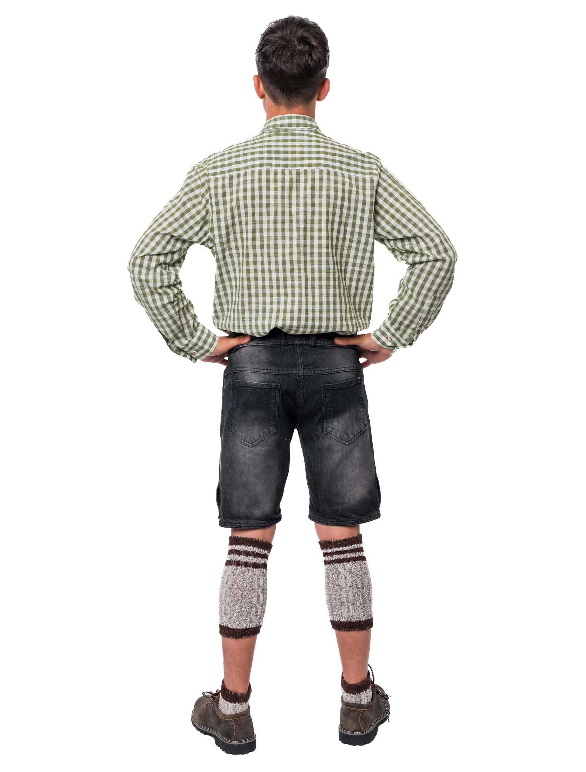 Trachtenhemd Marco Herren grün 3XL