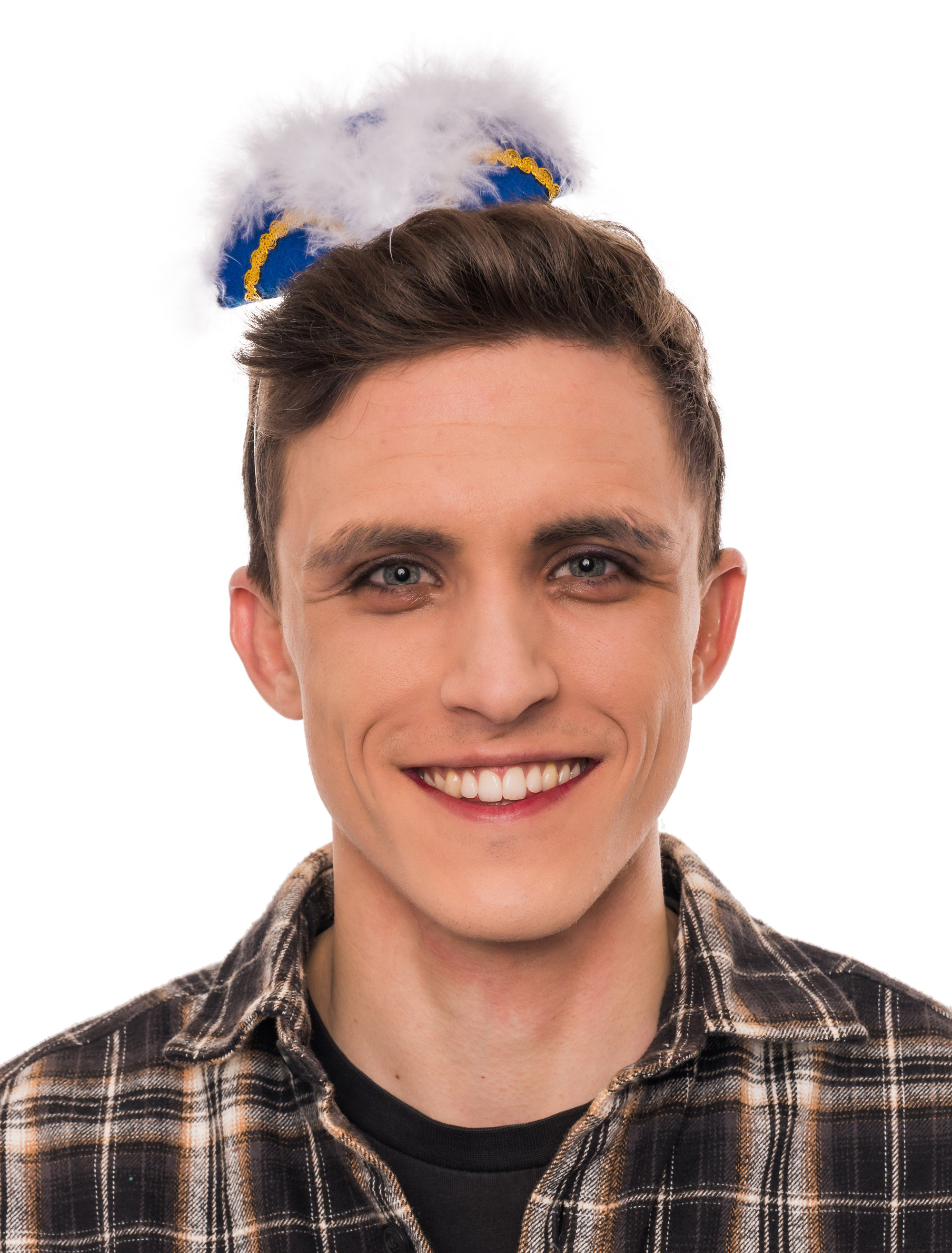blau/weiß