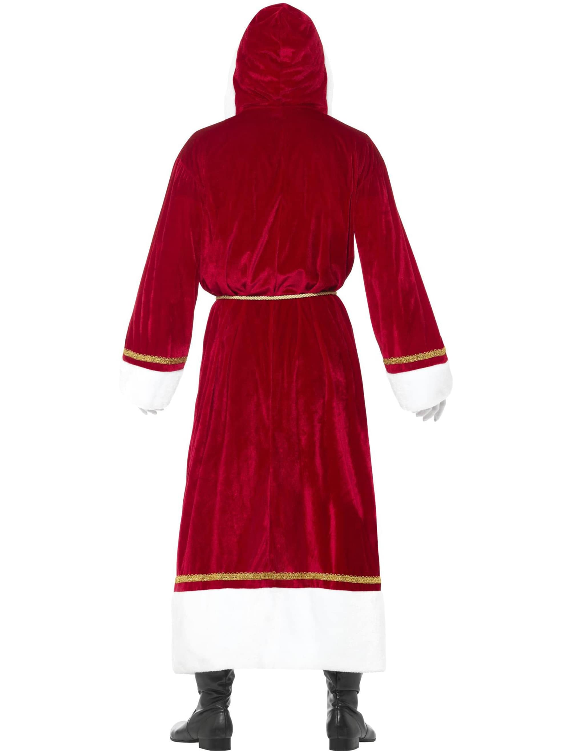 Mantel Weihnachtsmann deluxe 2-tlg. Herren rot M/L