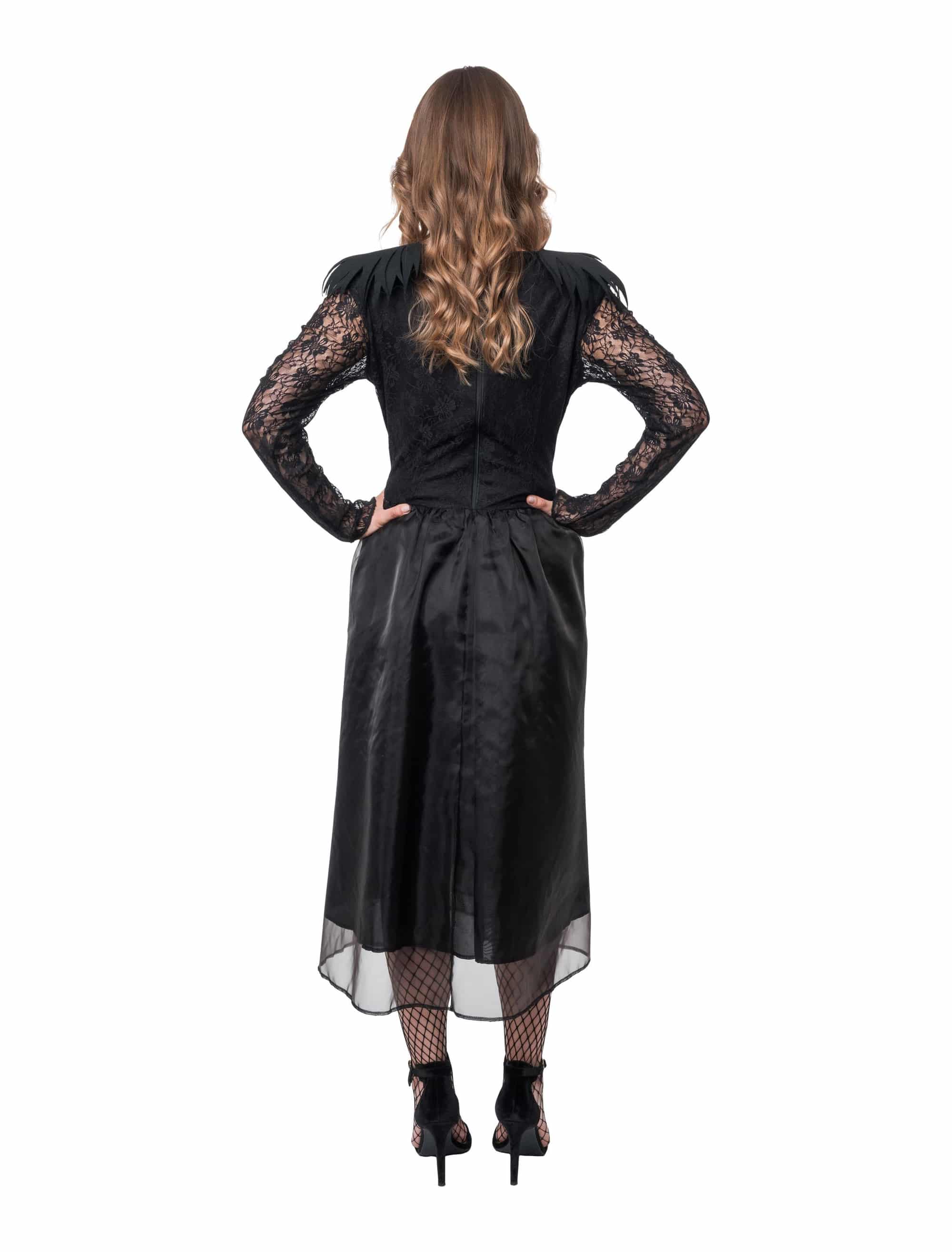 Kleid Schwarzer Engel Damen schwarz S/M