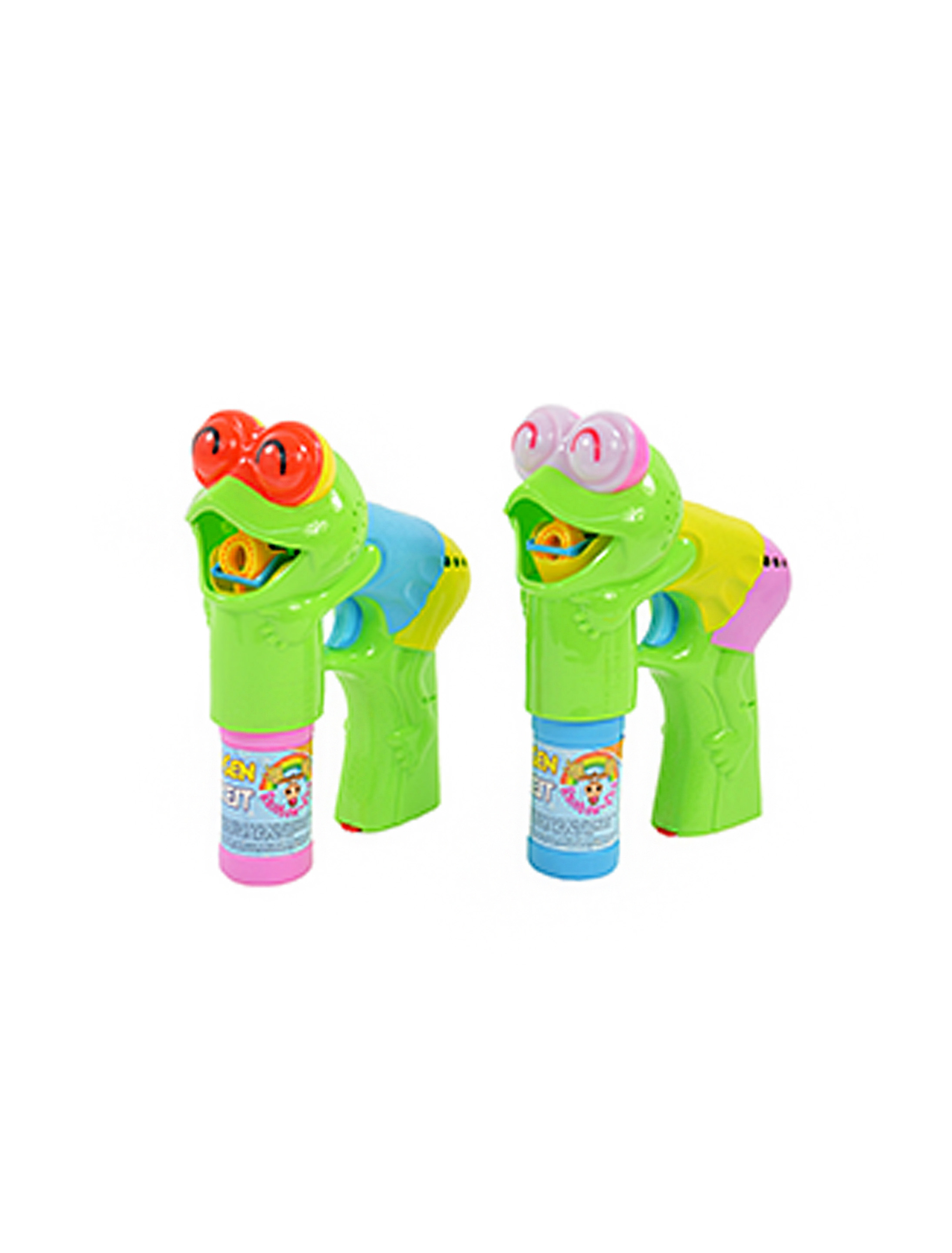 Seifenblasenpistole Frosch mit Licht und Musik Kinder grün
