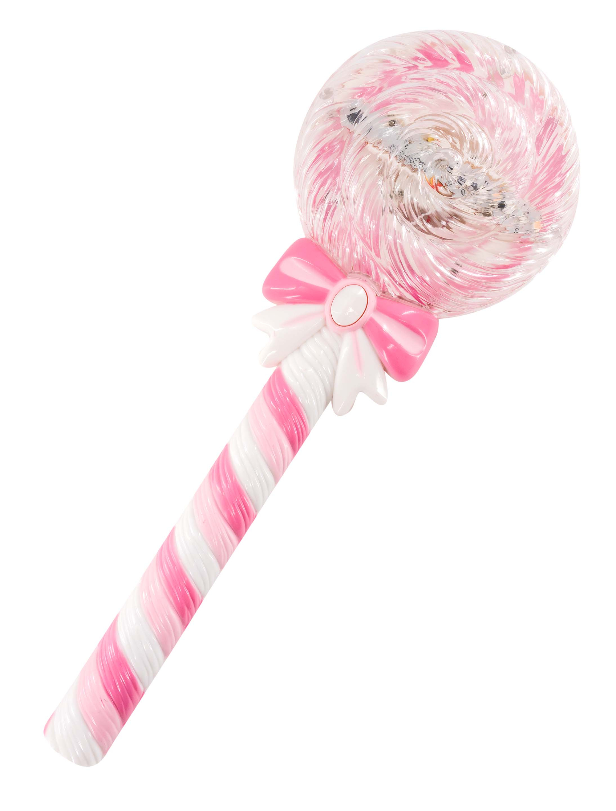 LED Blink Wirbler Lollipop  pink/weiß
