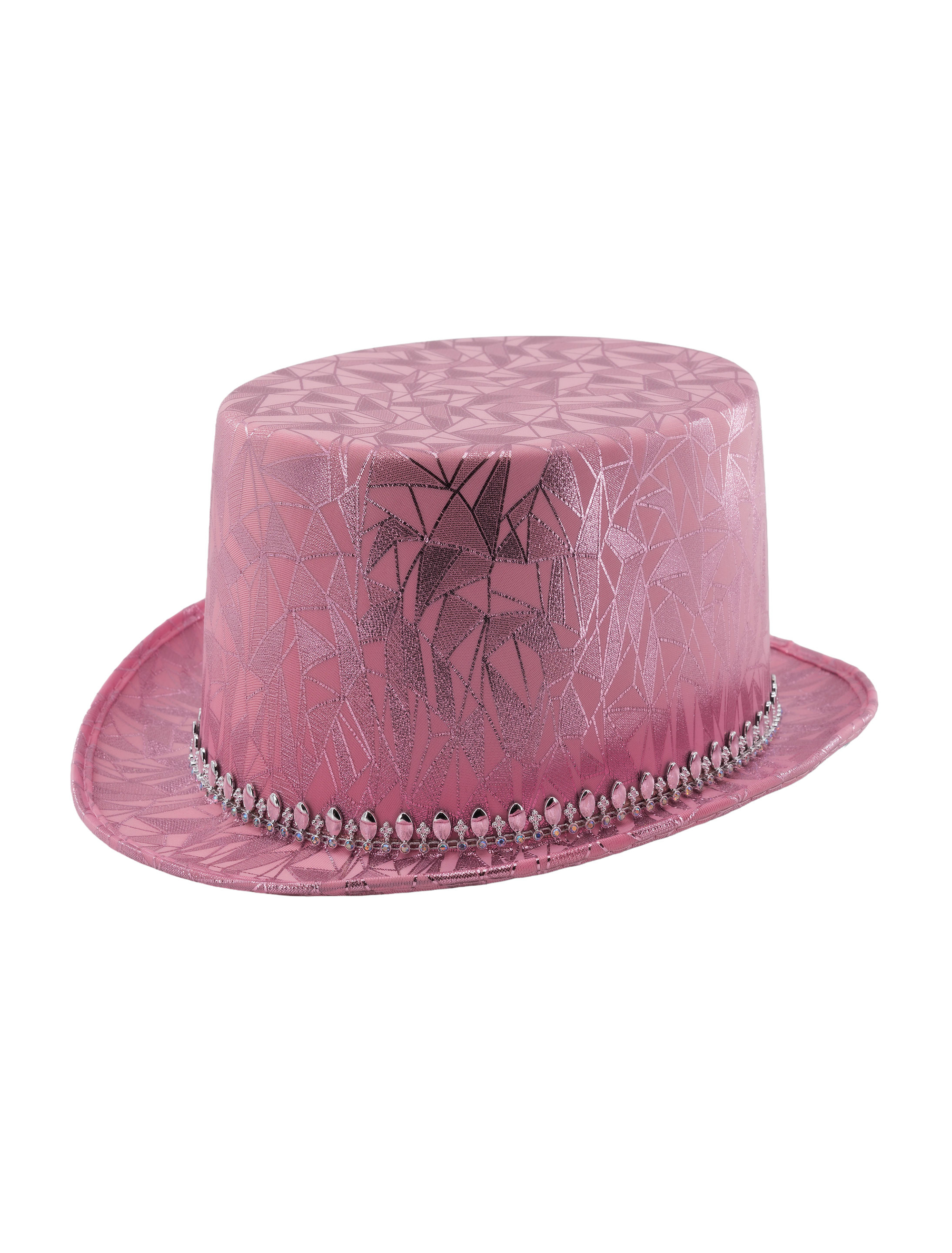 Zylinder Metallic rosa 60