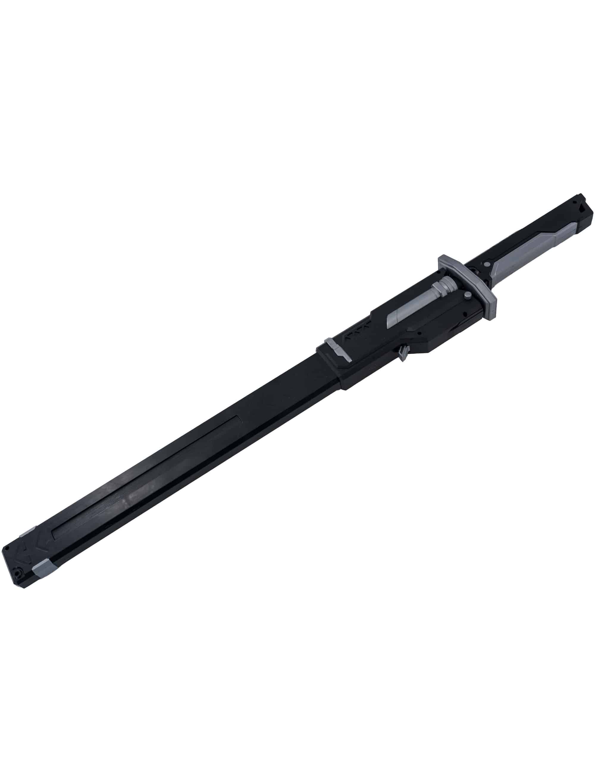 Lichtschwert mit Funktion schwarz/silber