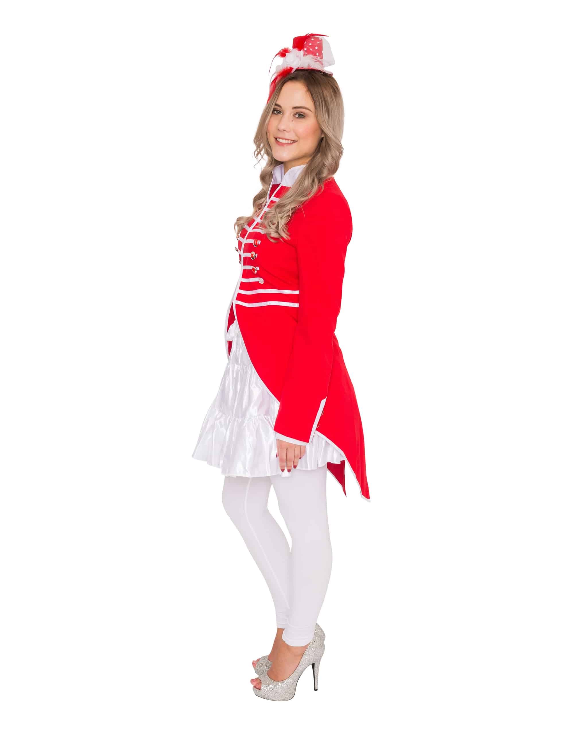 Jacke Köln Wappen Damen rot 2XL