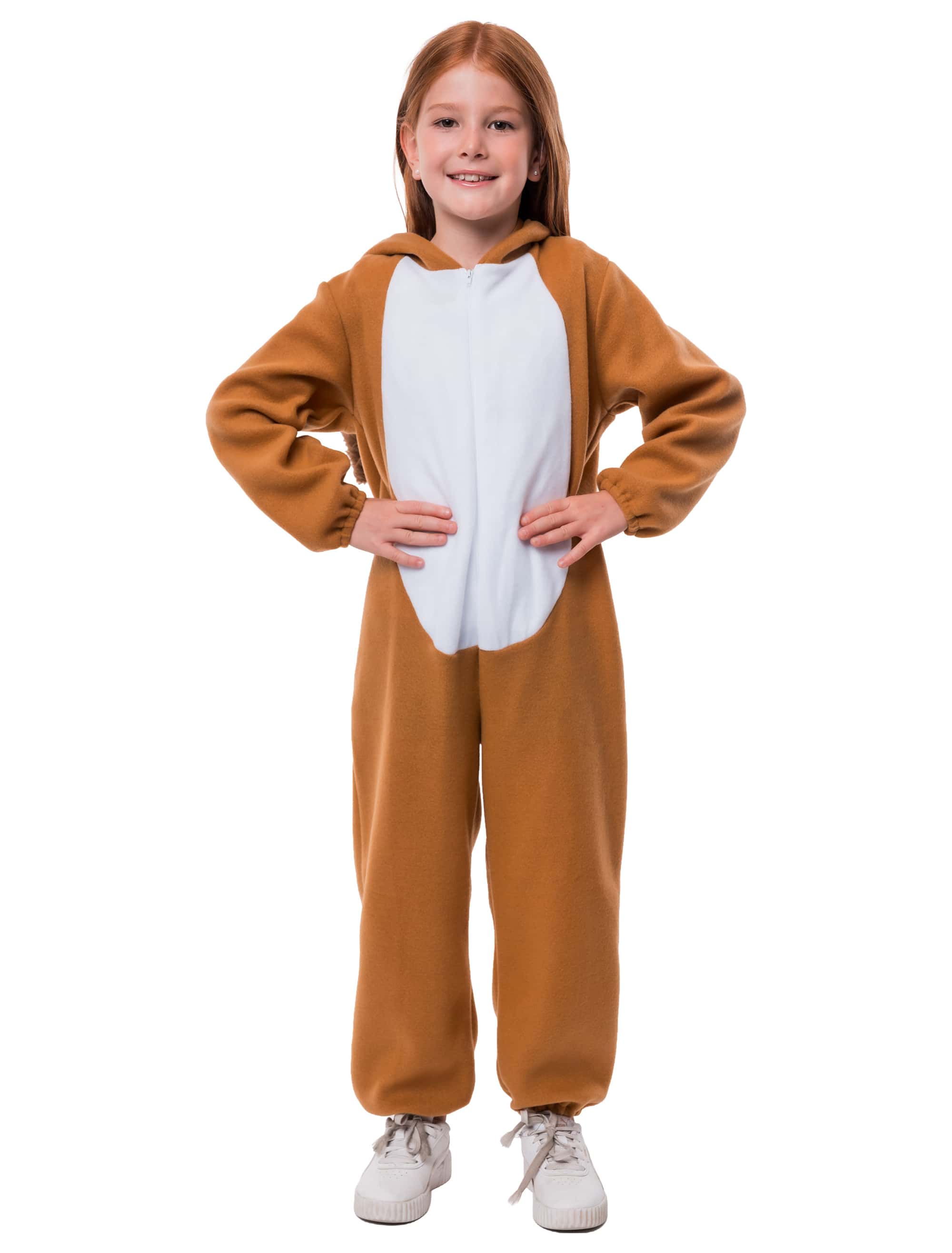 Overall Eichhörnchen Plüsch Kinder hellbraun 116