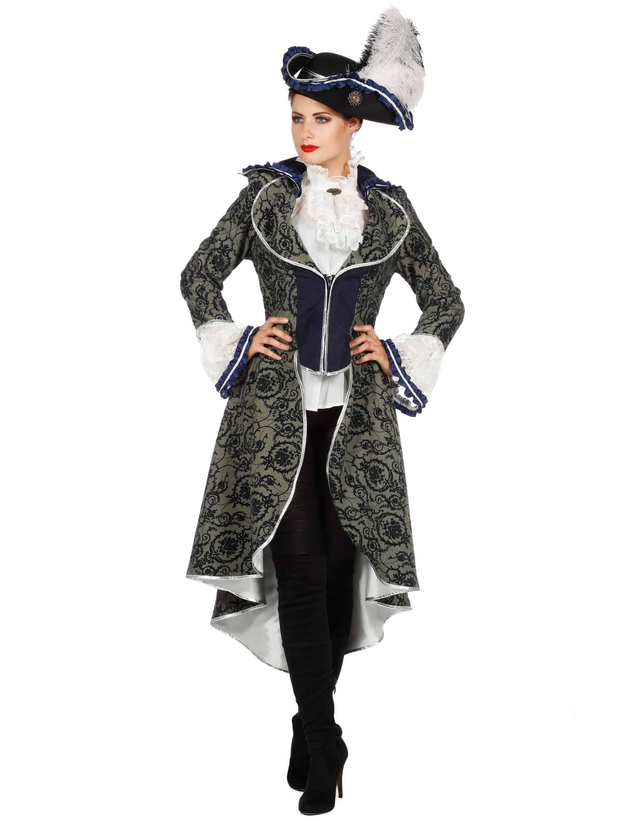 Jacke Rokoko Angelica Damen schwarz/weiß 34