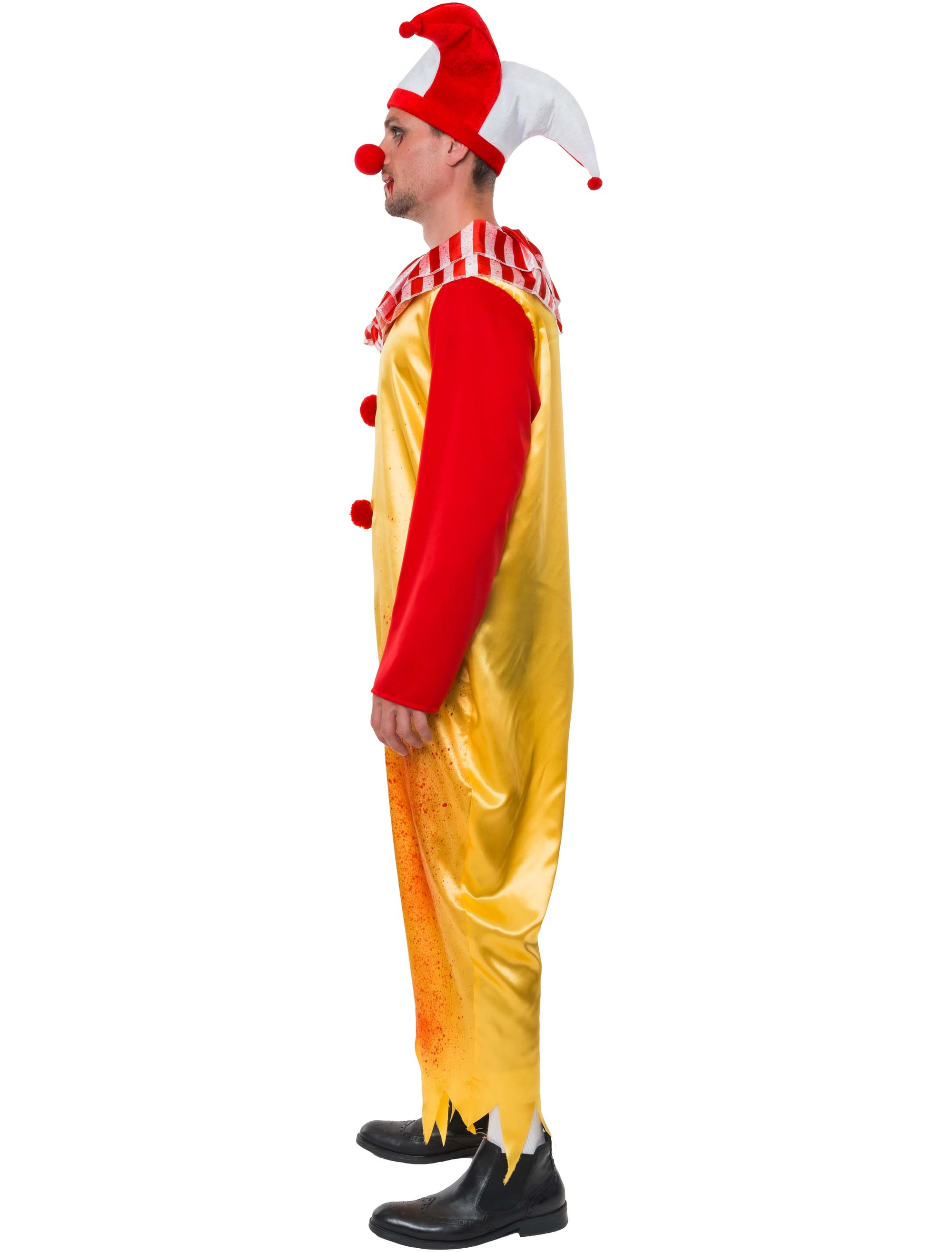 Overall Horrorclown rot/gelb S/M