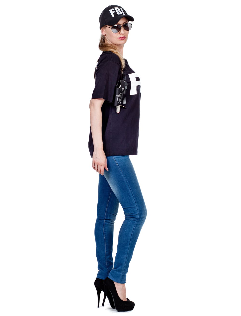 T-Shirt FBI schwarz M