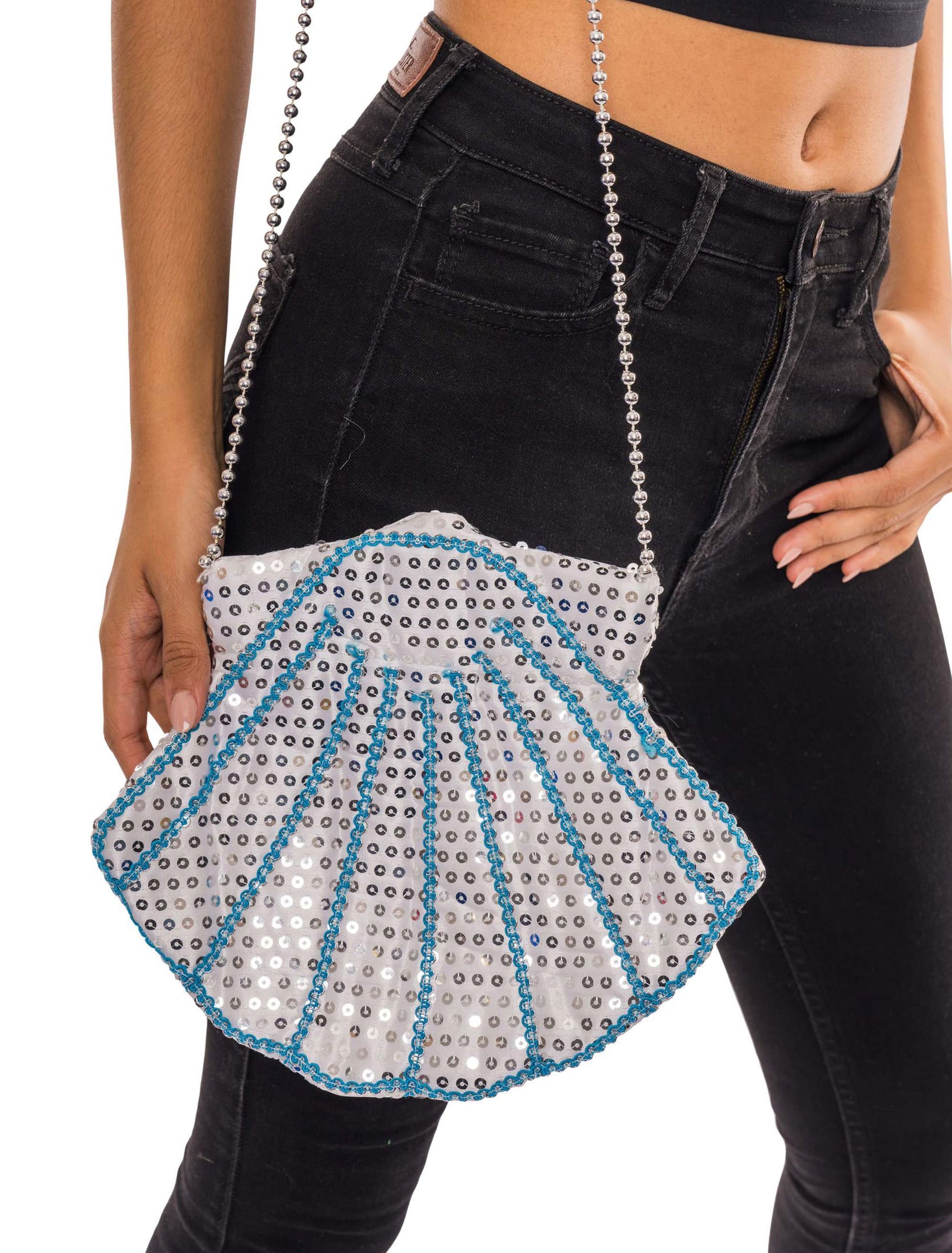 Tasche Muschel silber