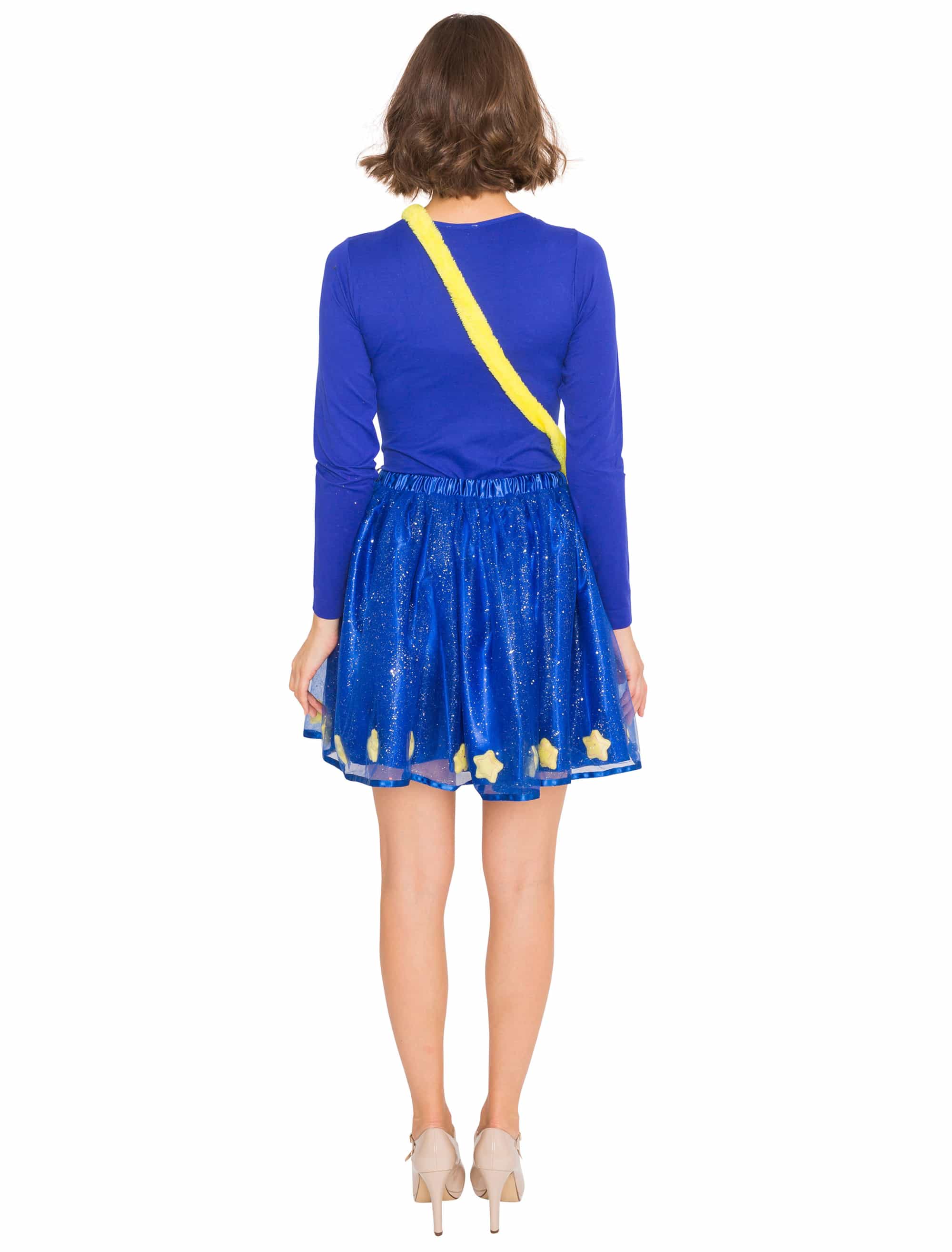 Petticoat mit Sternen Erwachsene blau