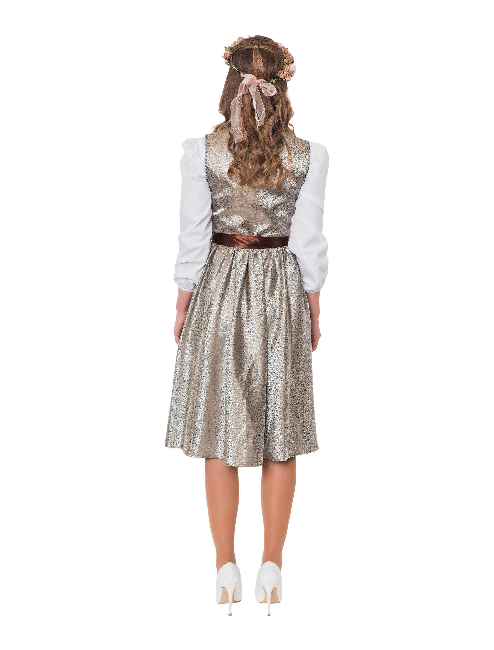 Dirndlbluse Marie Damen weiß 36