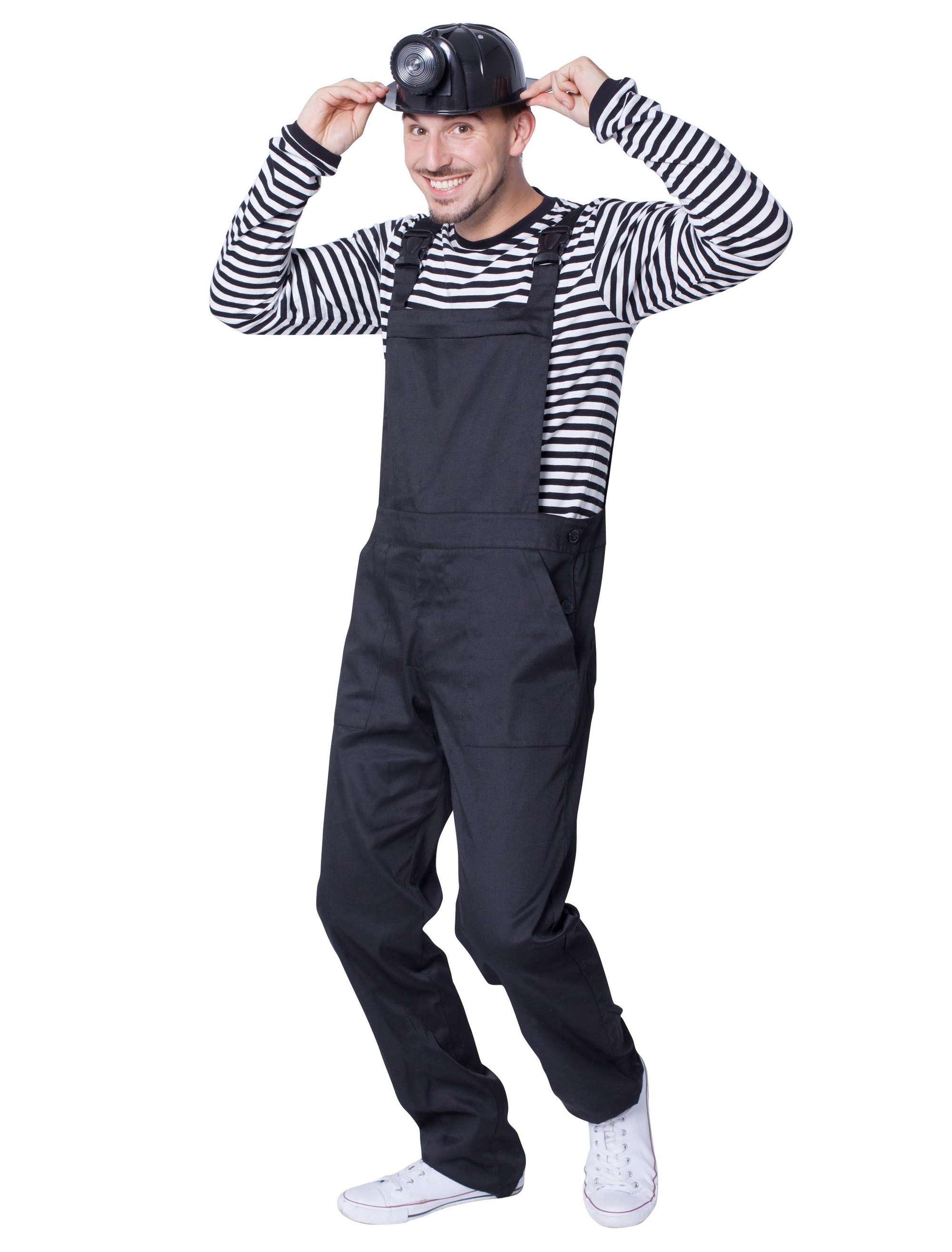 Latzhose schwarz 3XL