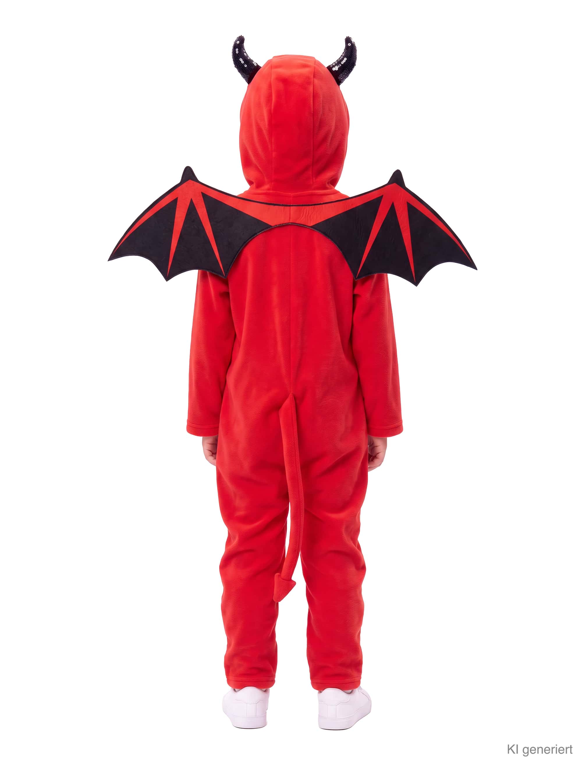 Overall Teufel Kinder rot/schwarz 128
