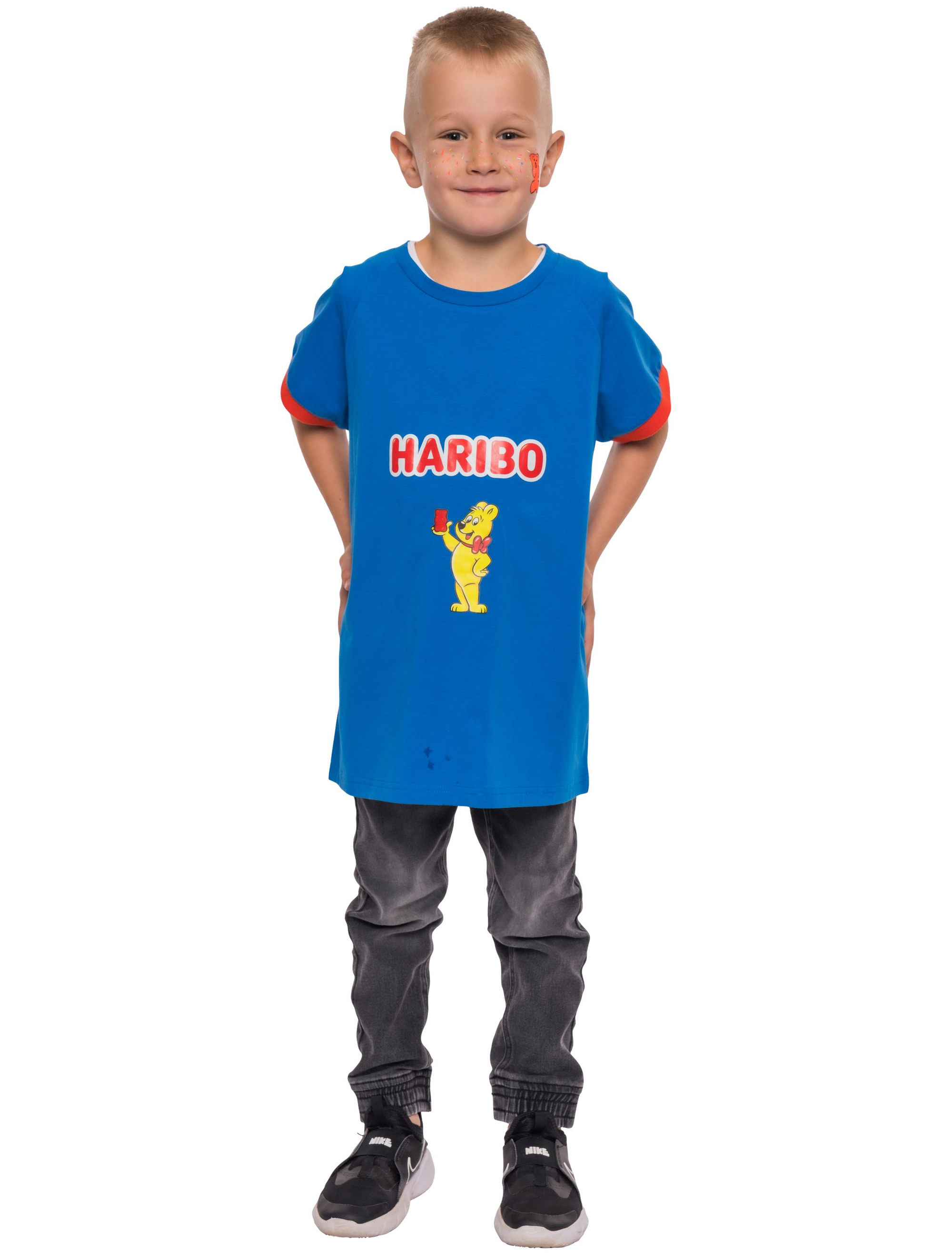 T-Shirt HARIBO Goldbären Kinder blau 134