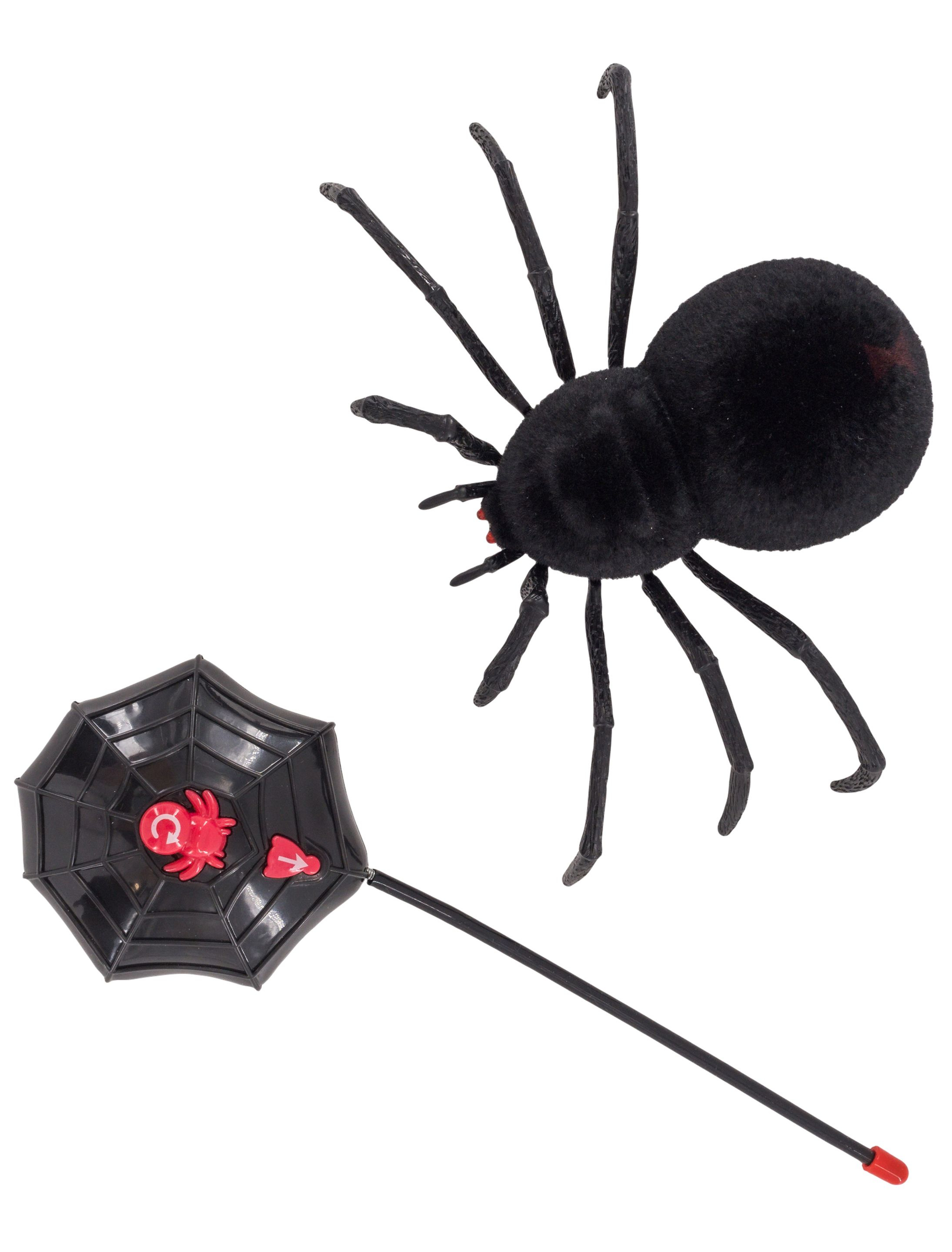 Spinne mit Fernbedienung schwarz