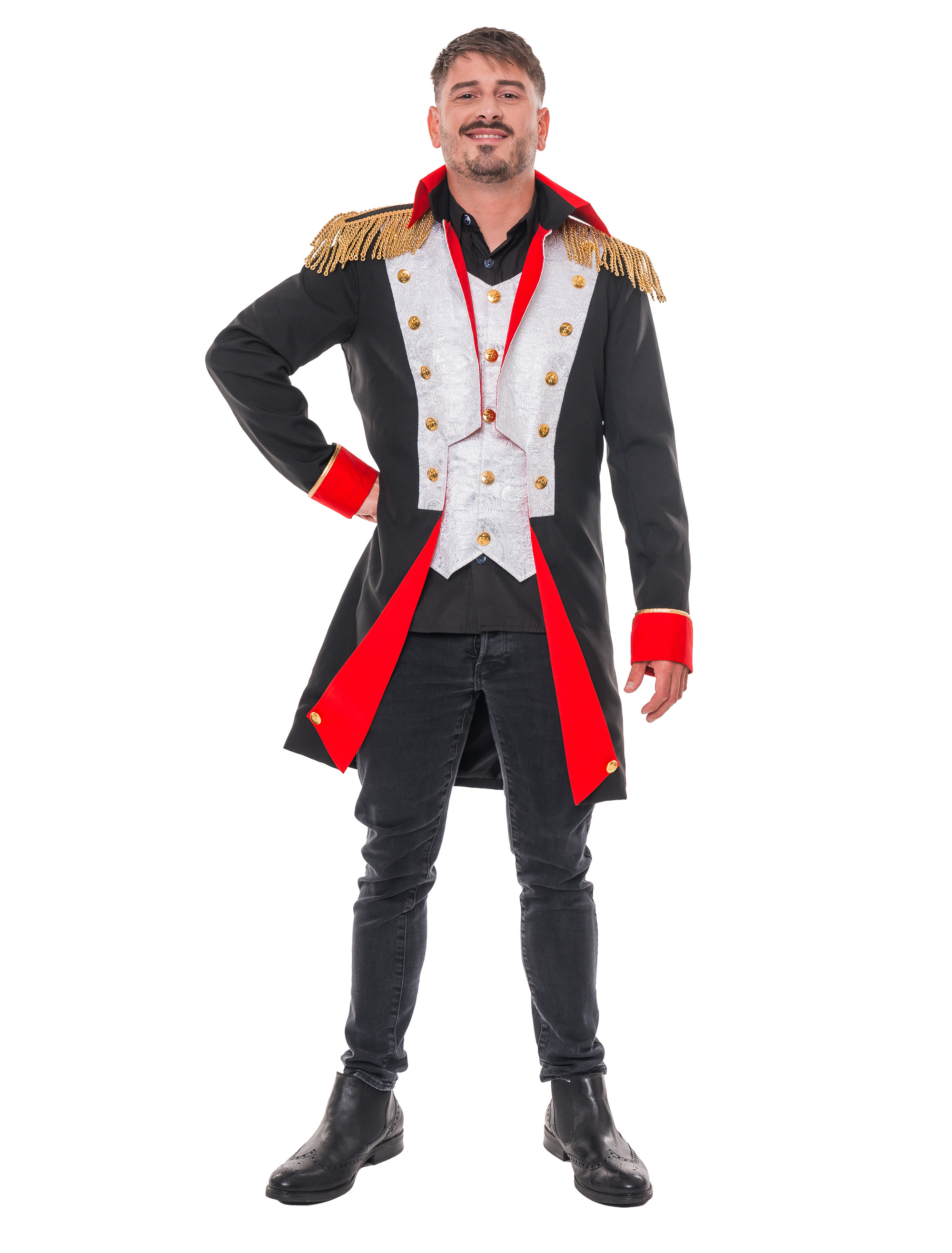 Jacke Napoleon Herren schwarz 4XL/5XL