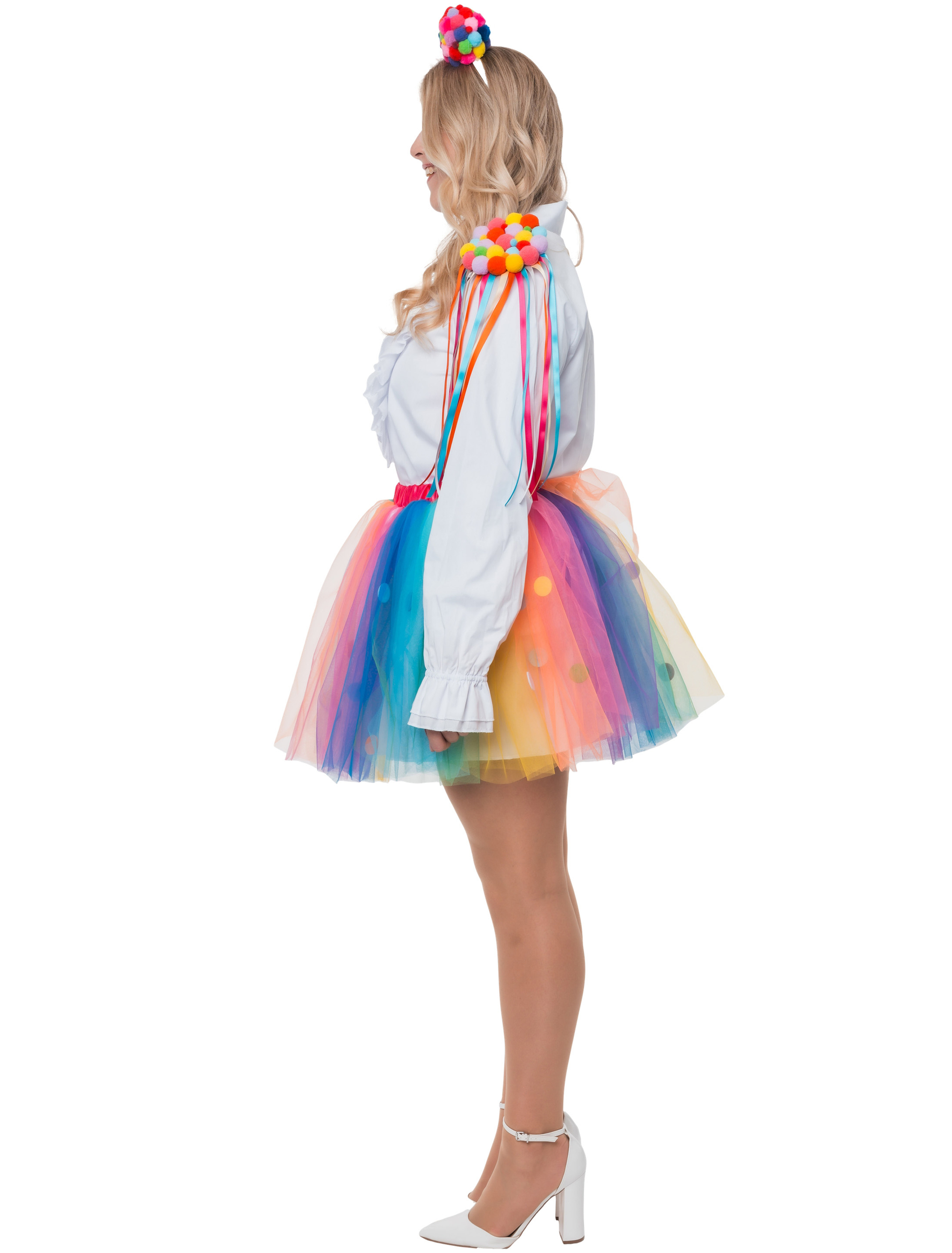 Petticoat mit Punkten Damen bunt one size