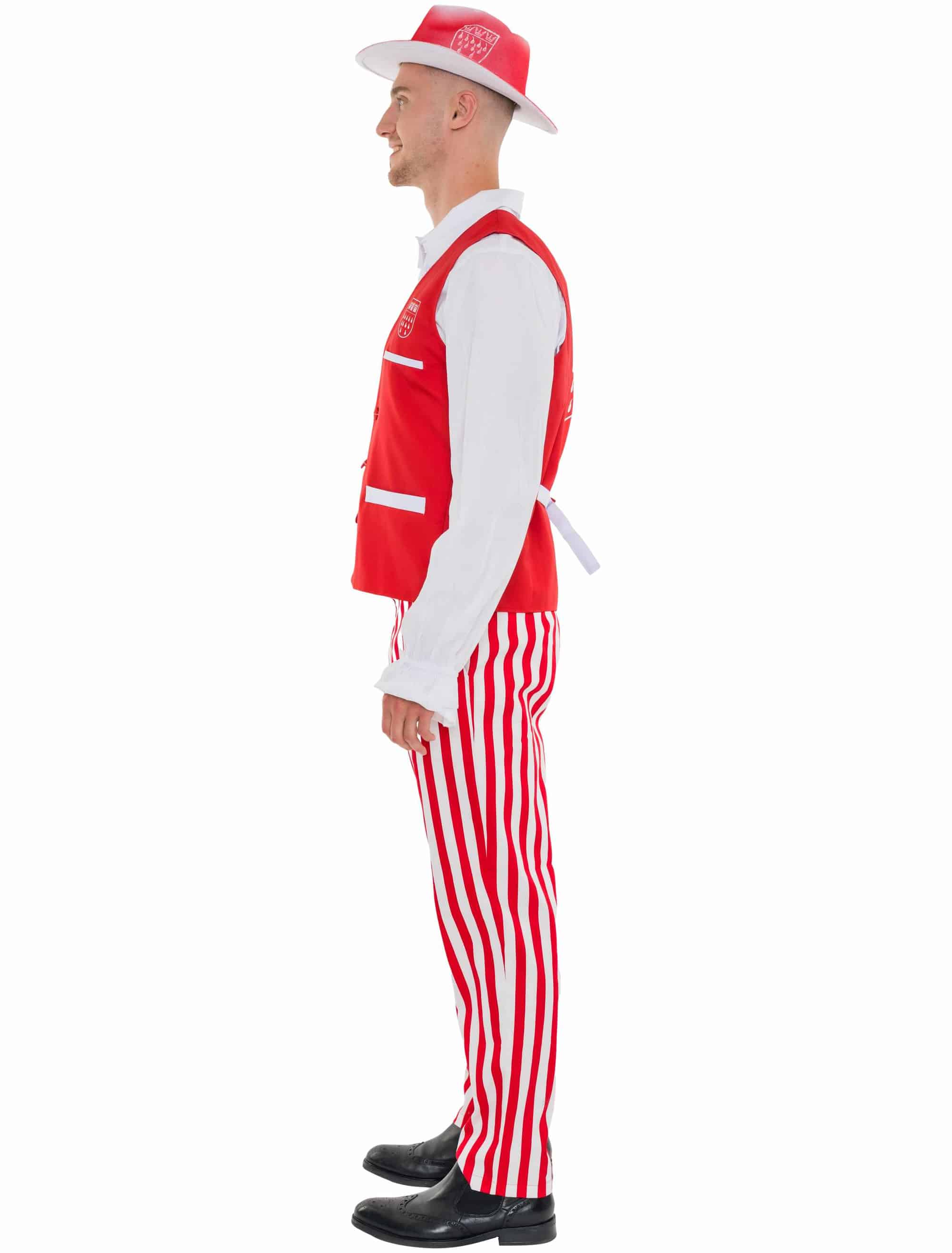 Weste Köln Herren rot 2XL/3XL