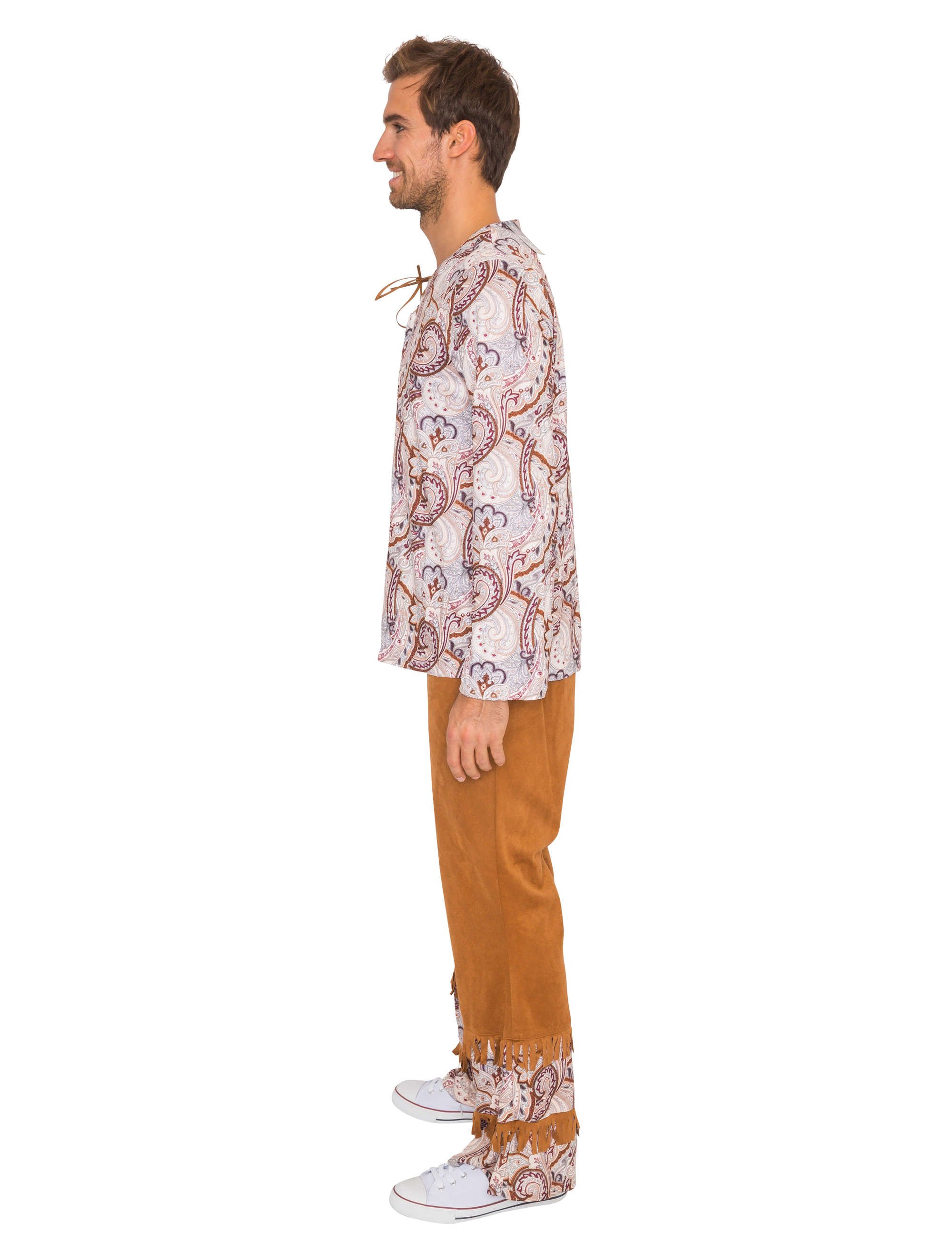 Hose Hippie Herren Herren braun 58-60