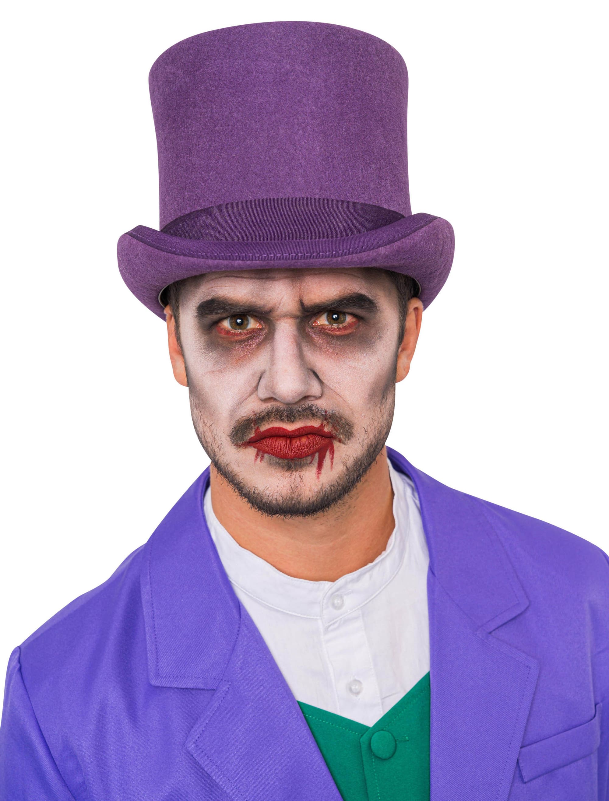 Zylinder Wollfilz violett 57