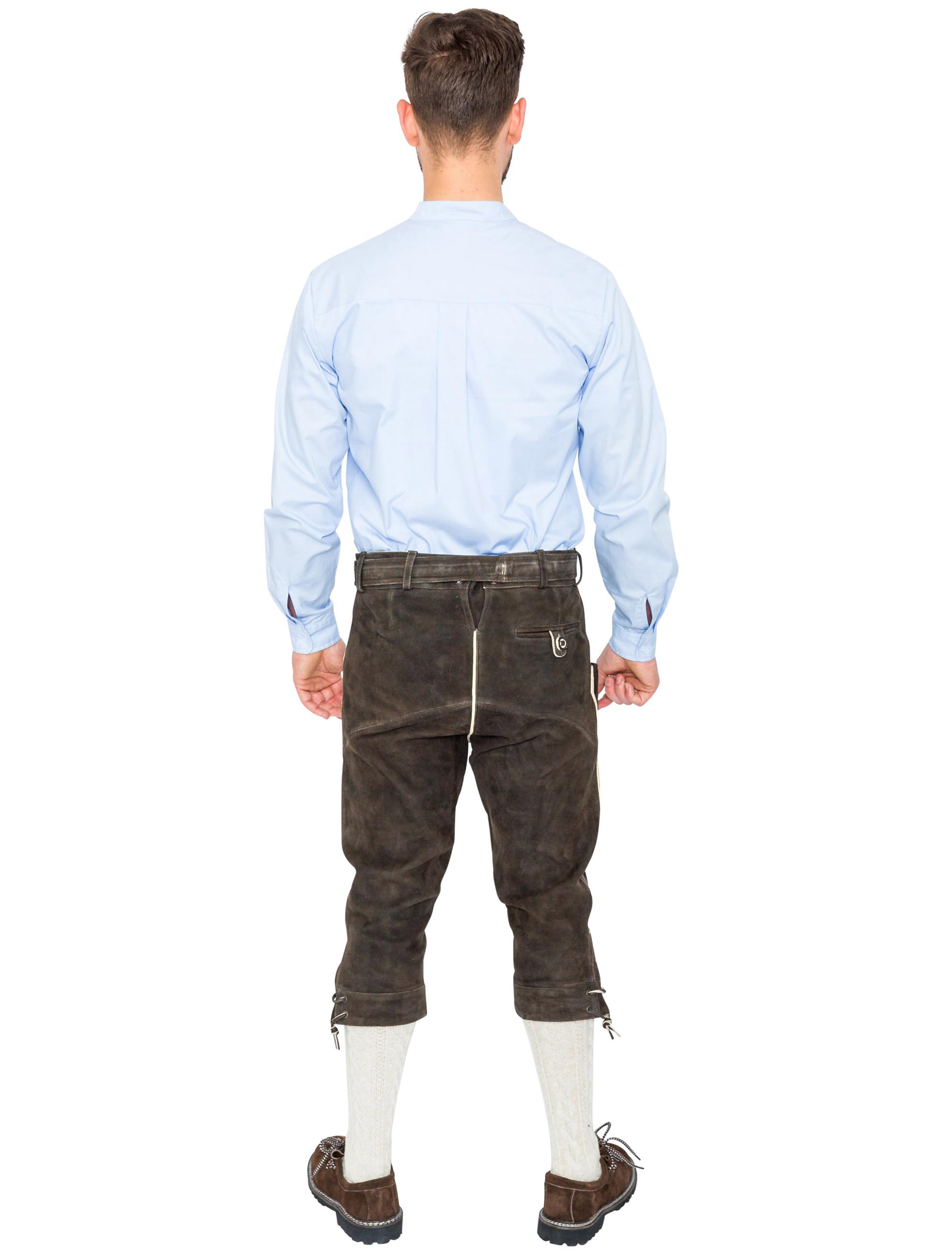 Lederhose Horst 3/4 lang Herren schwarz M