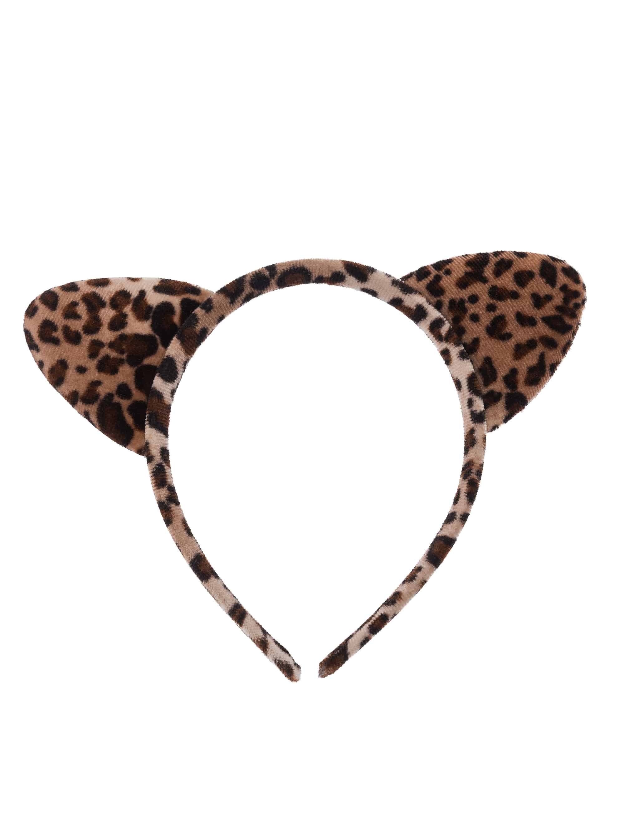 Haarreif Leopardenohren beige/braun