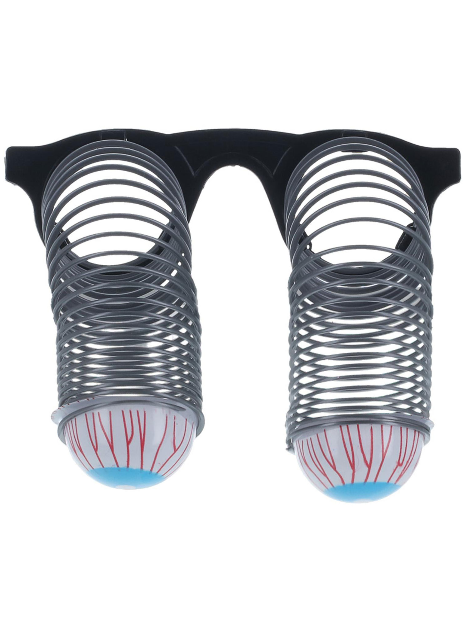 Brille springende Augen rot/weiß/blau