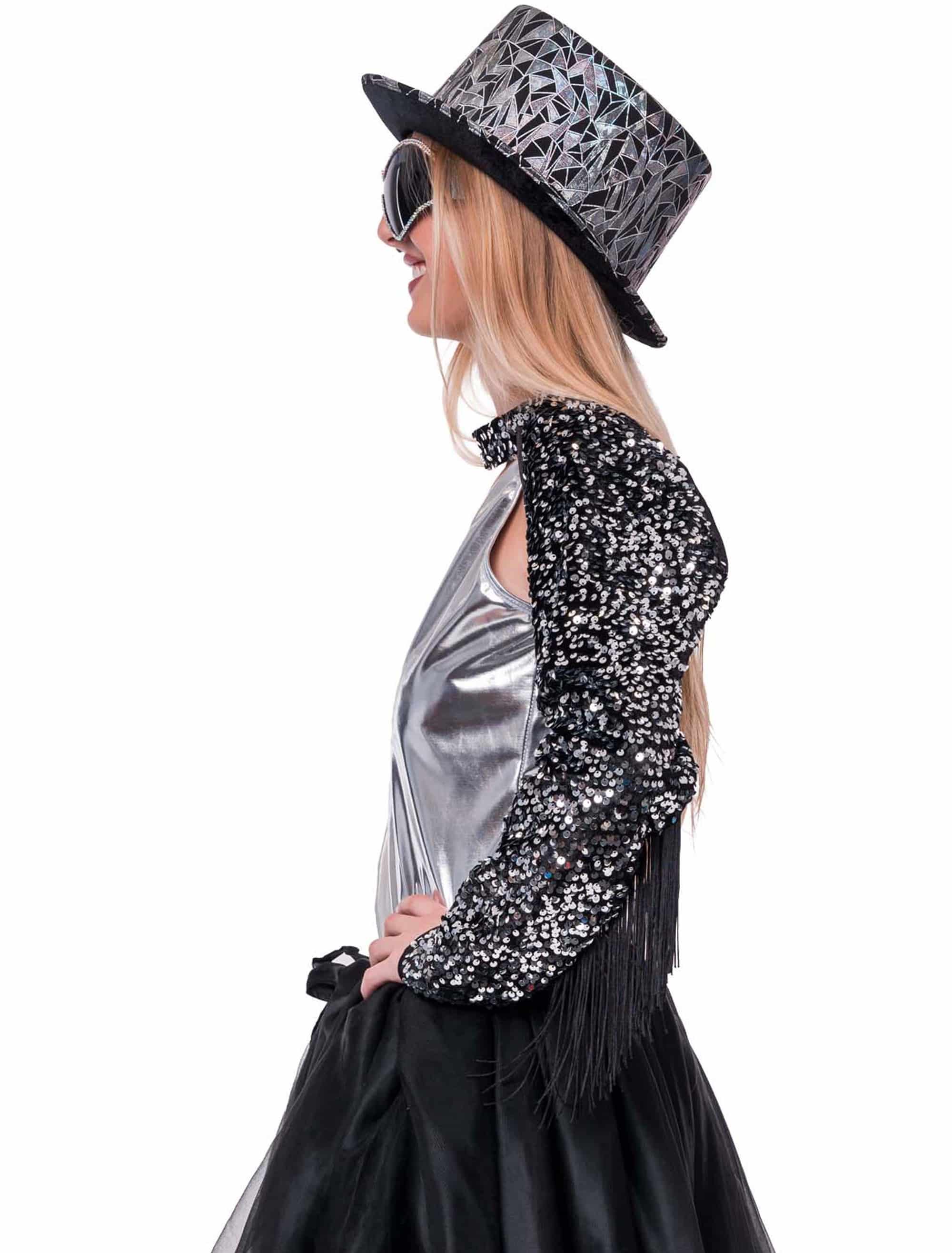 Body Metallic Damen silber L/XL
