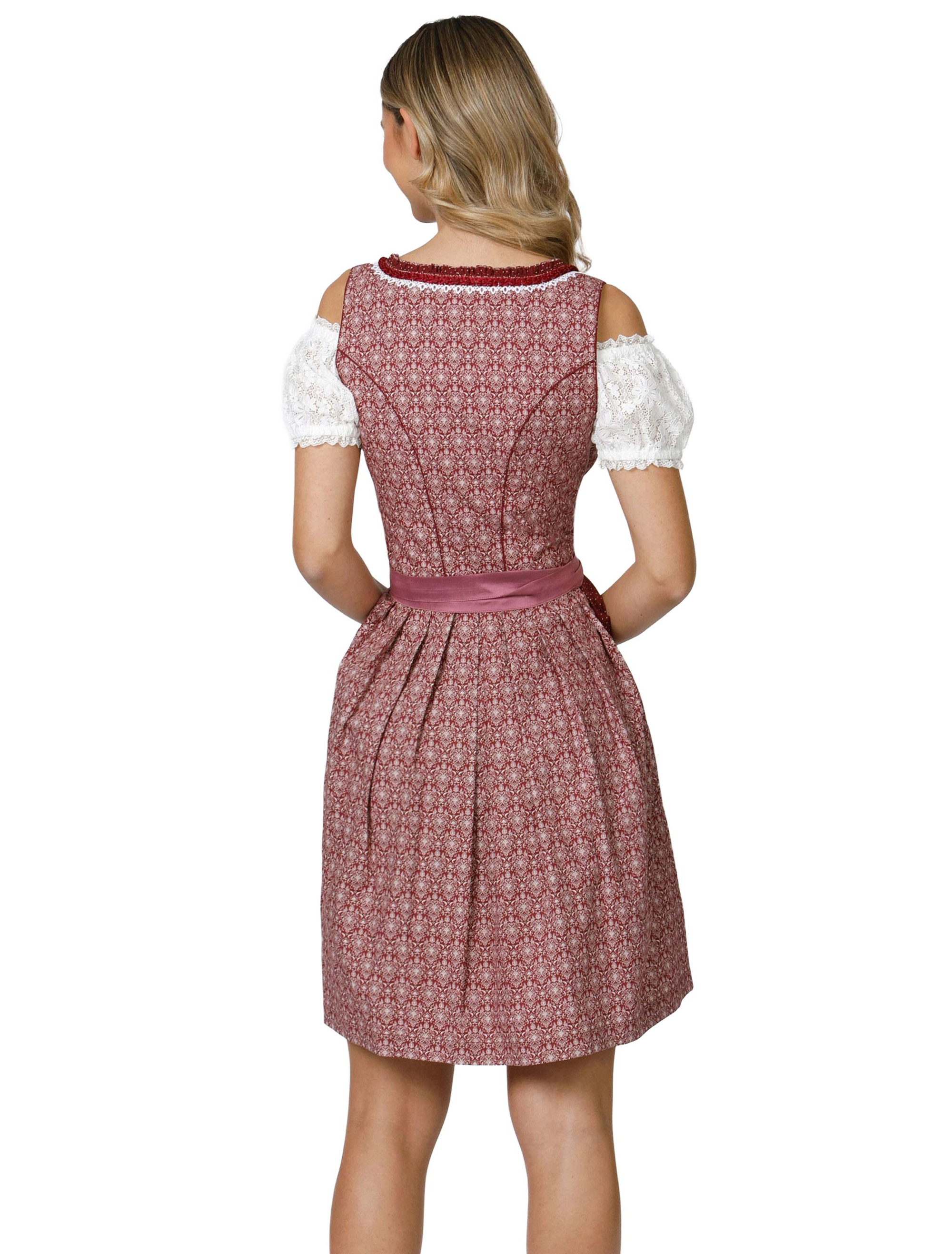 Dirndl Kim Damen bordeaux 38