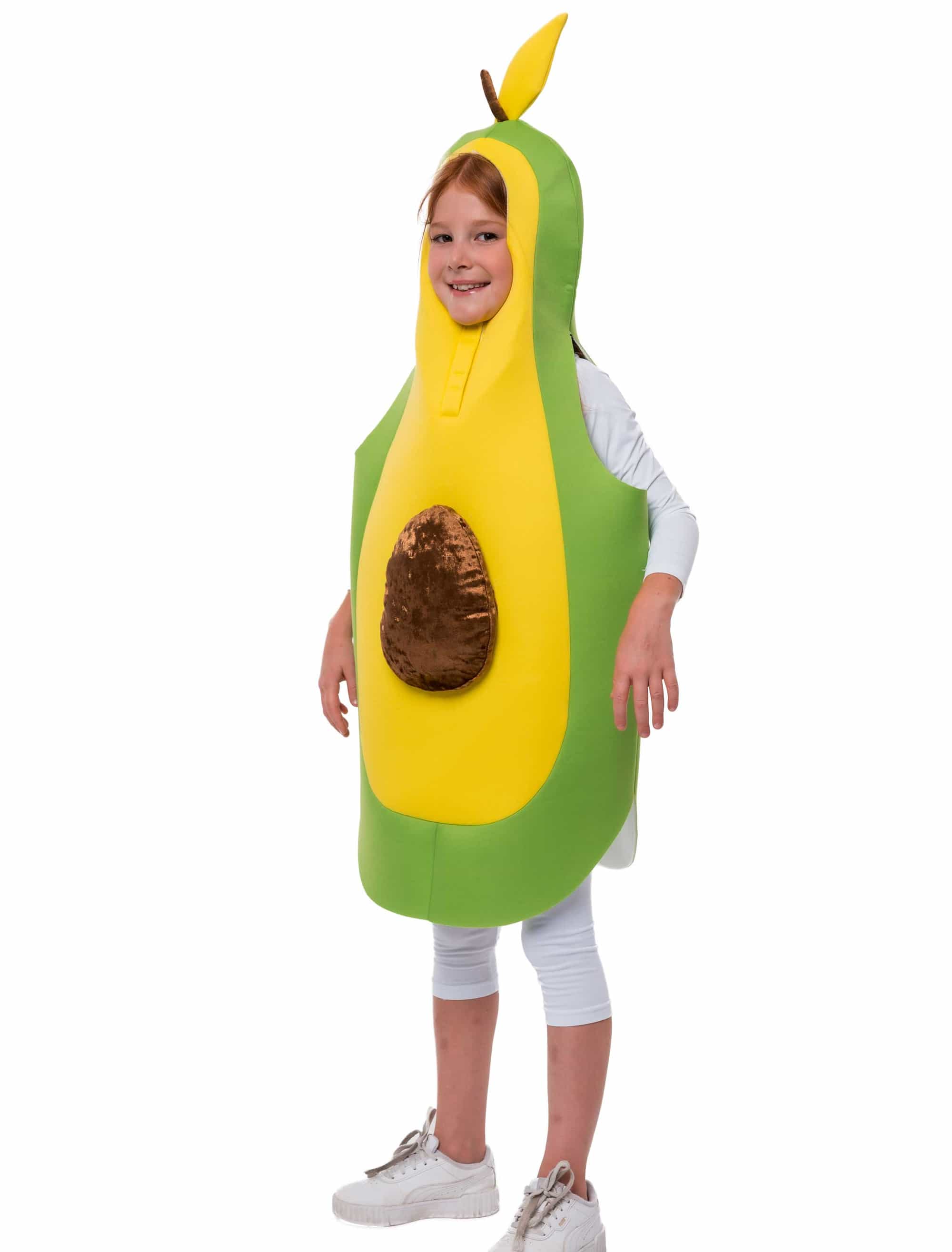 Kostüm Avocado Kinder gelb/grün one size