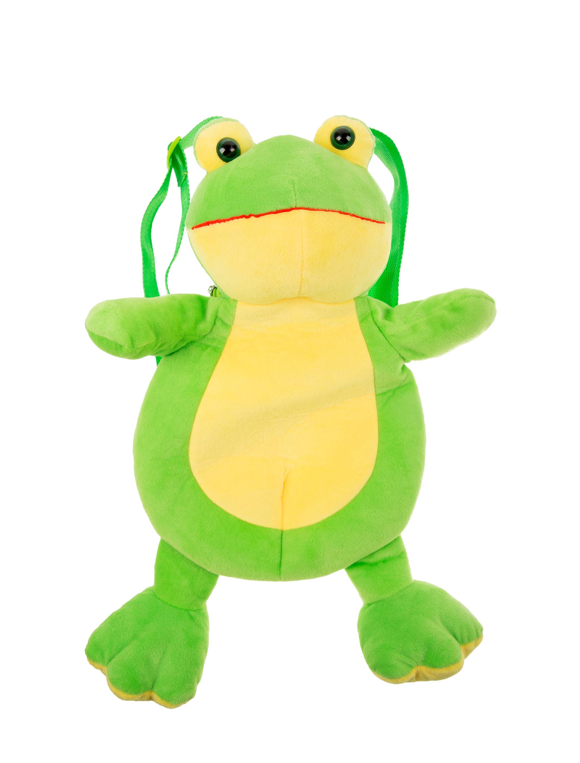 Rucksack Plüsch Frosch