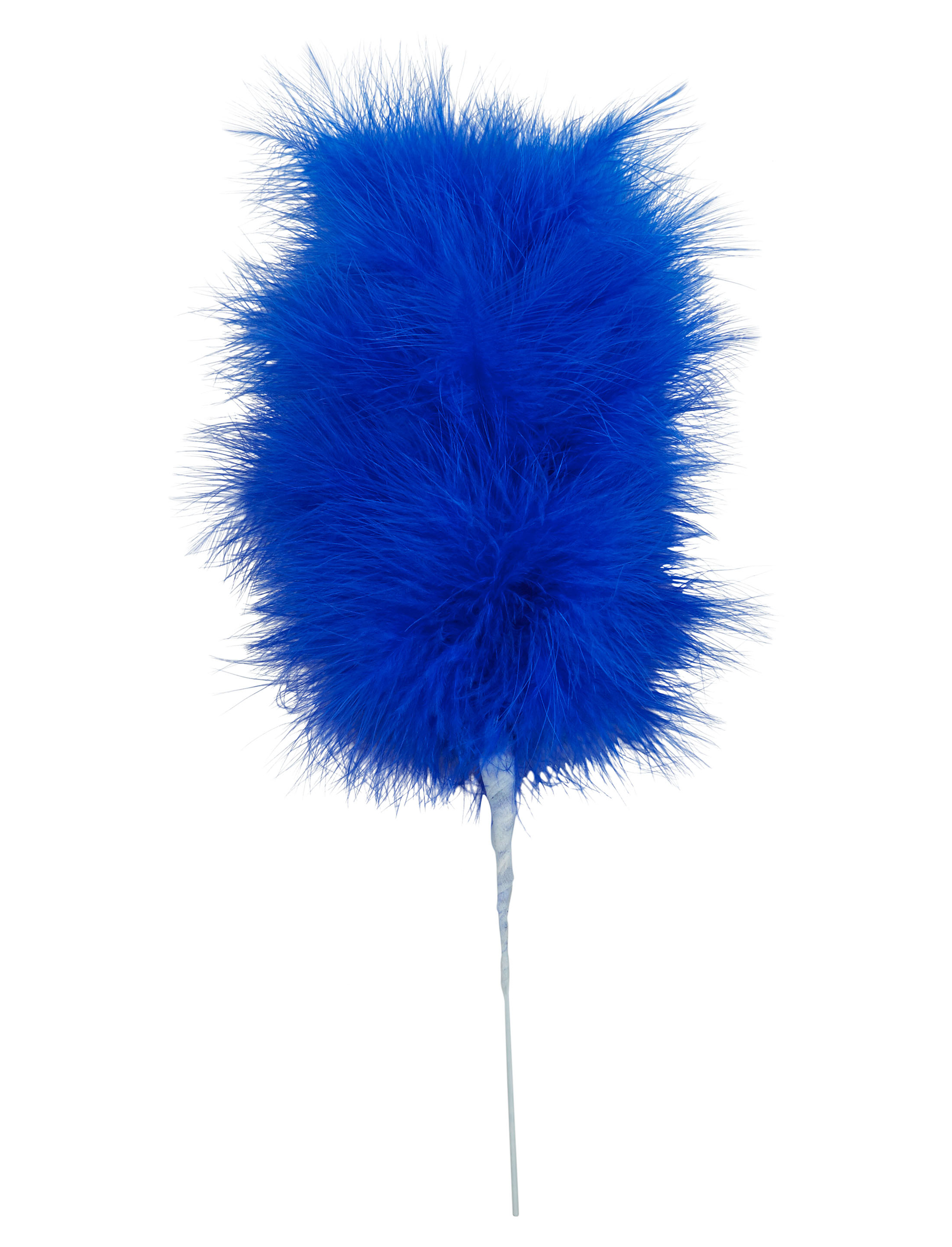 Marabufeder 25cm blau