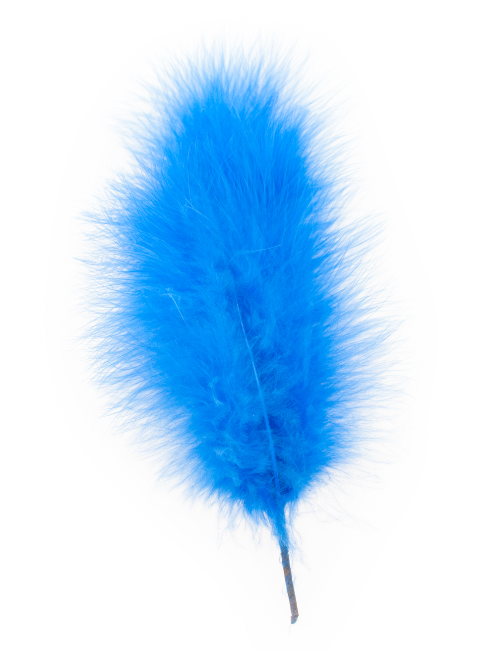 Marabufeder 25cm blau