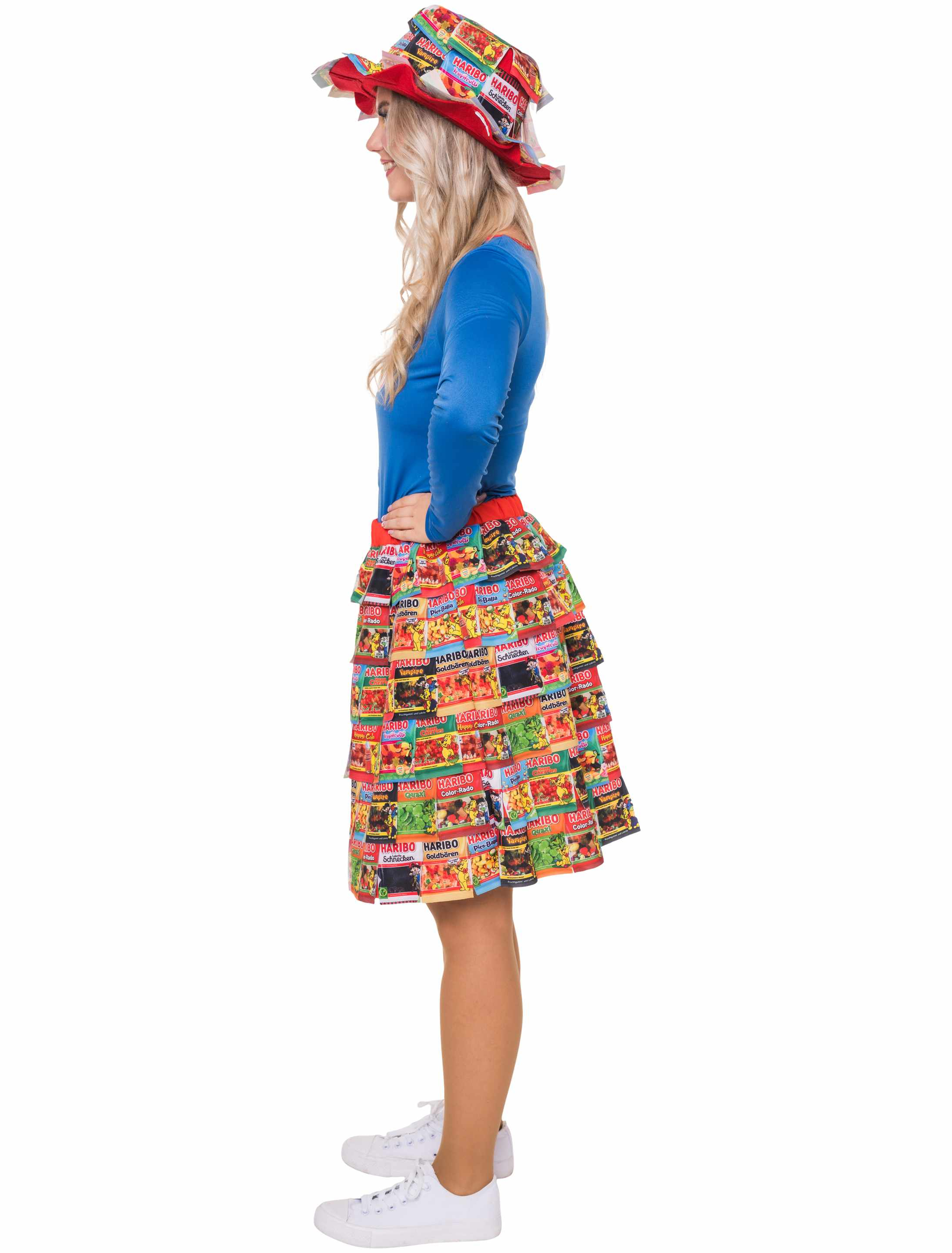 Rock HARIBO Tütchen Damen bunt S/M