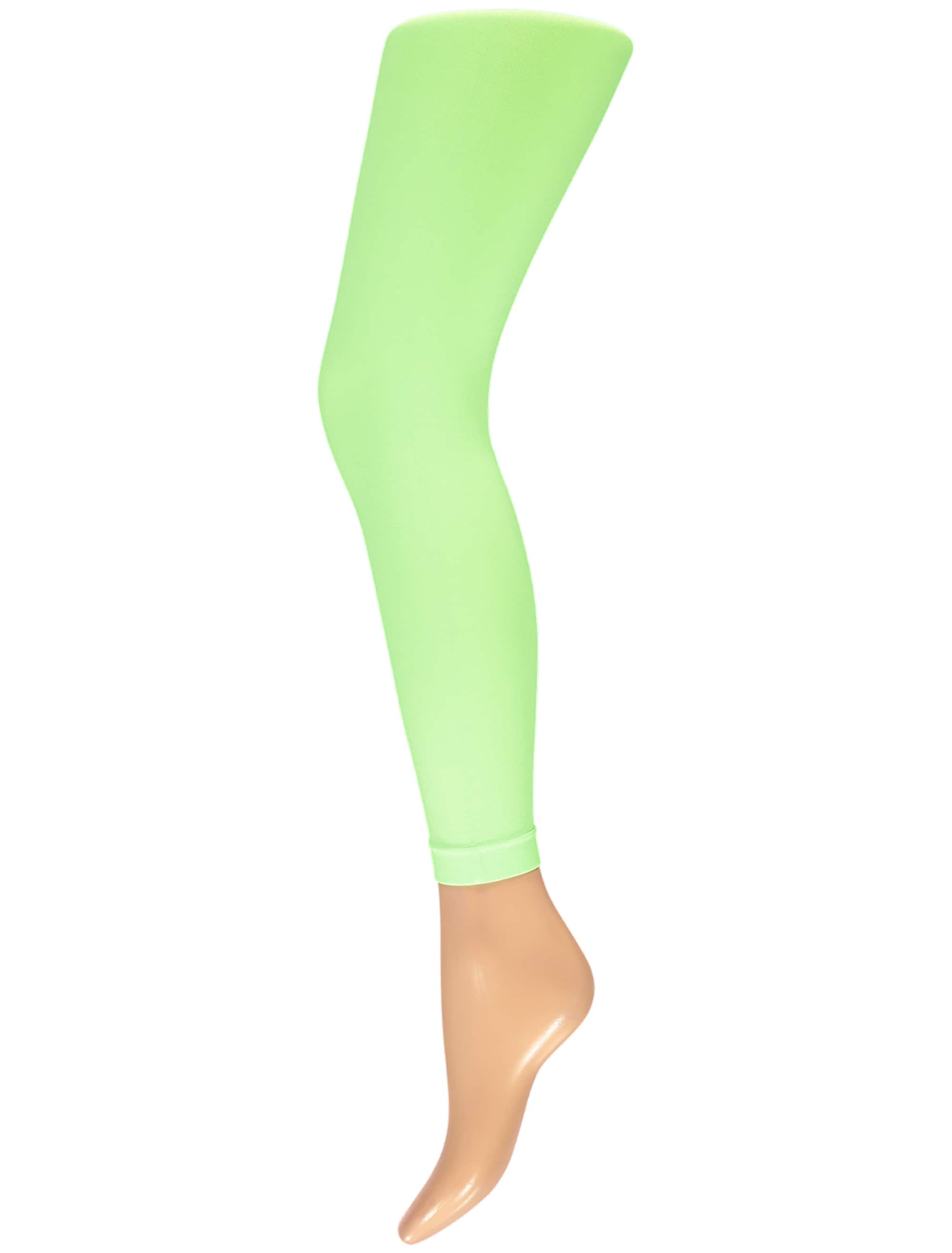 Leggings 200den Damen neongrün 2XL